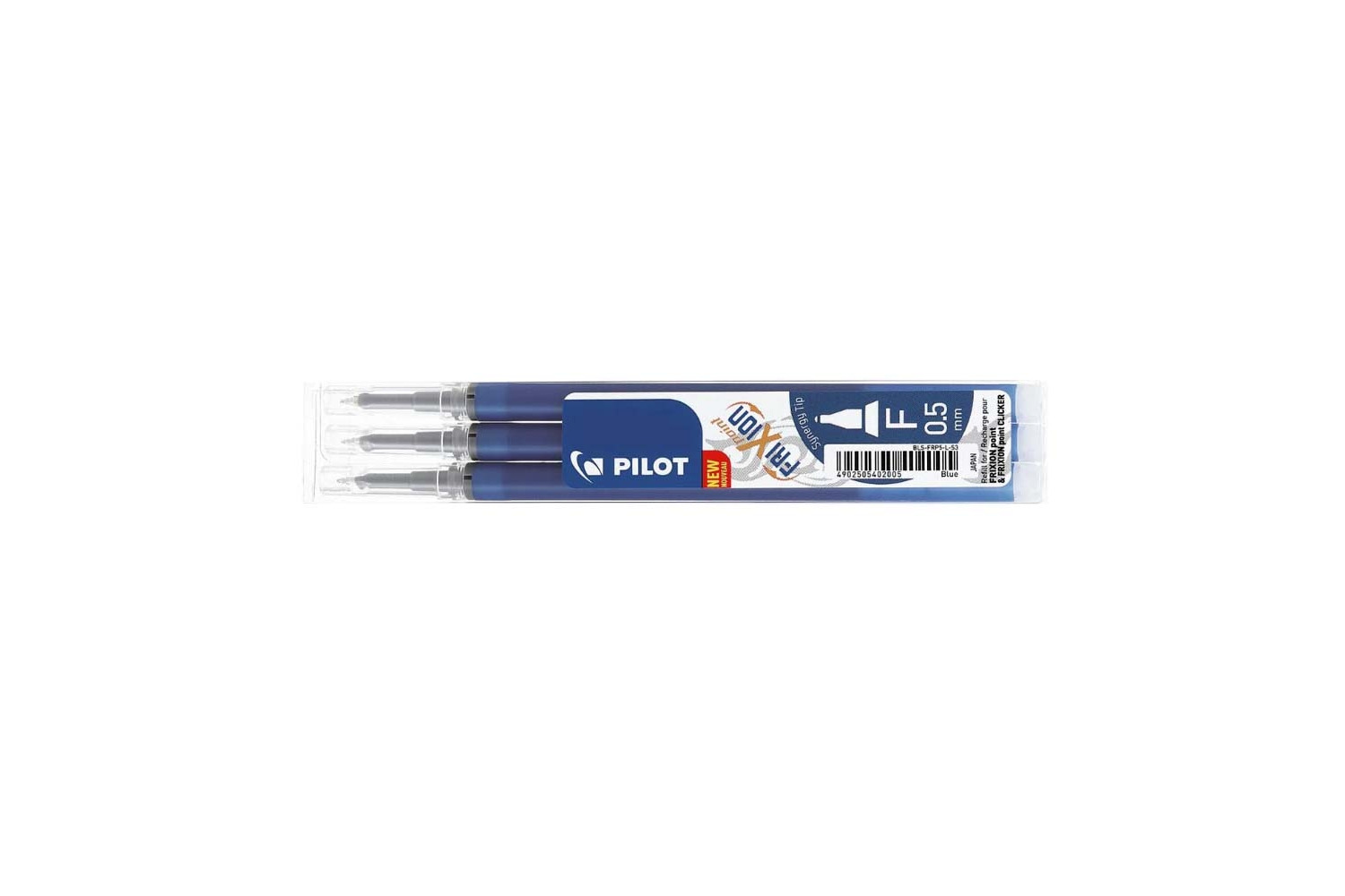 3er-Pack blau Ersatzminen 0,5 für Frixion Point & Frixion Clicker Set