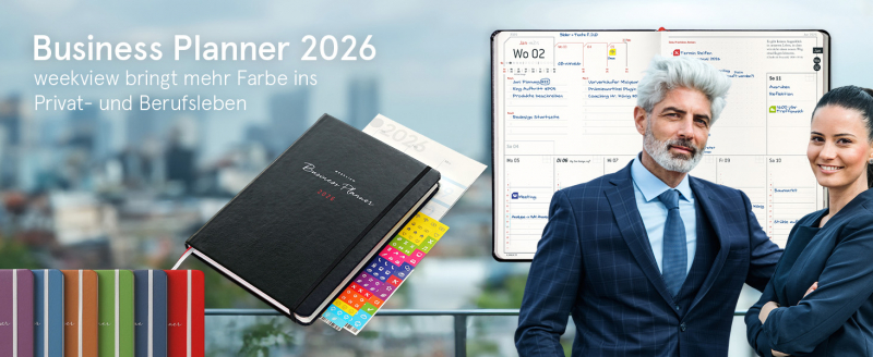 weekview Business Planner 2026 A5+