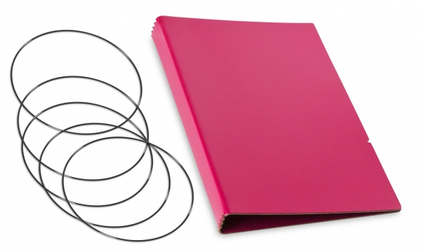 A5 X17 Hülle 4er Lefa Magenta inkl. ElastiXs