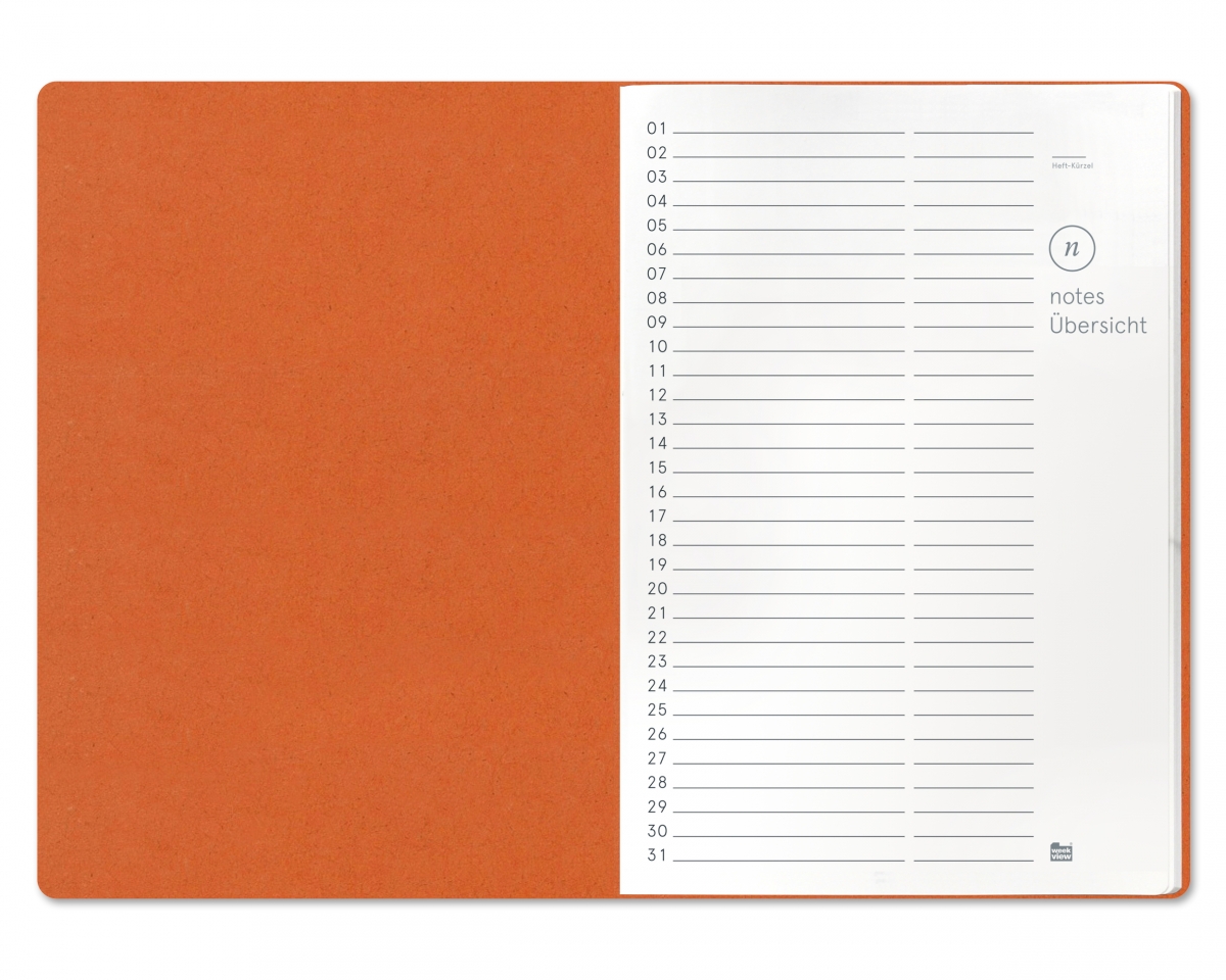 weekdori notes A5-Set 2 – dotted, sketch, feinkariert