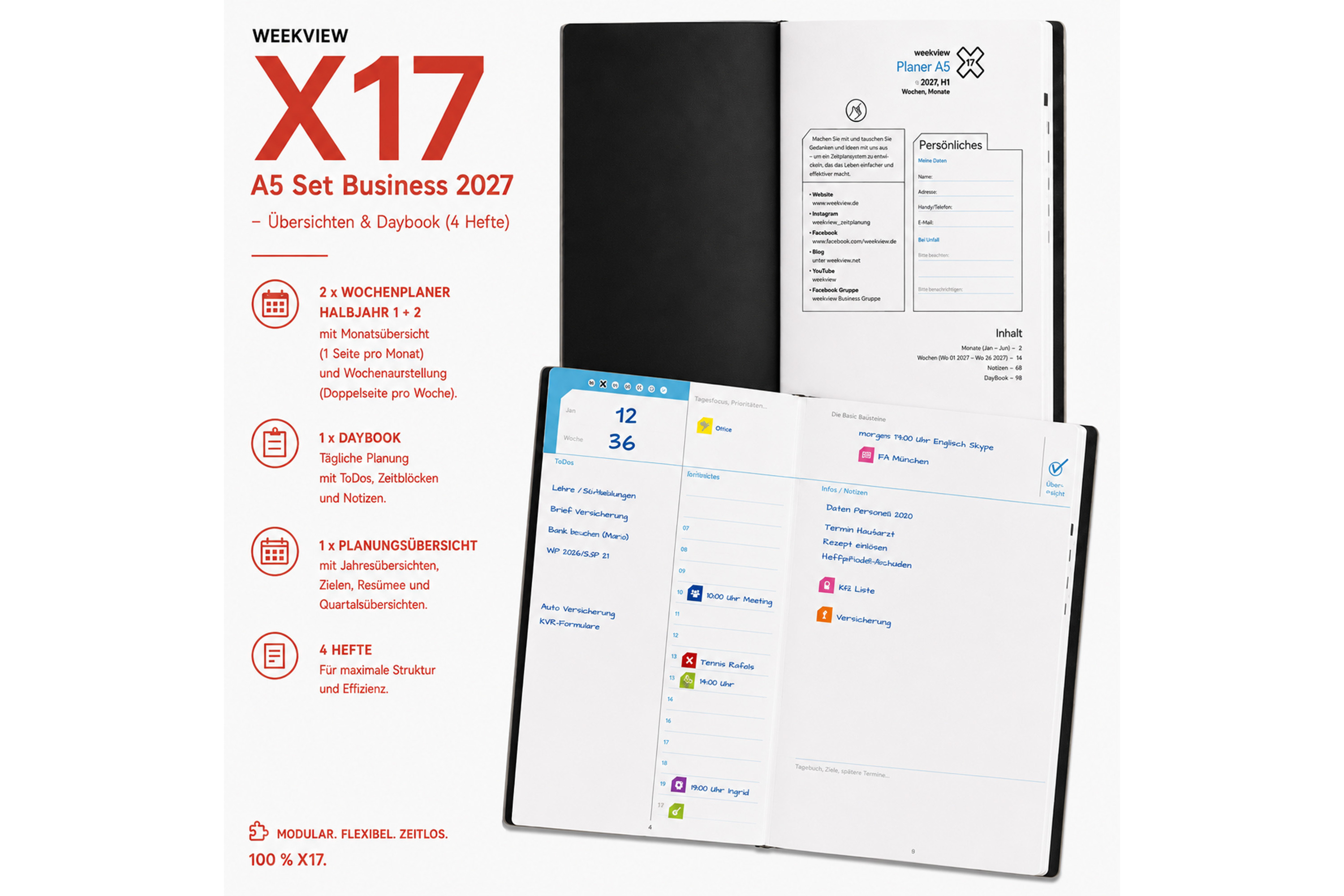 weekview A5 X17 Business 2027