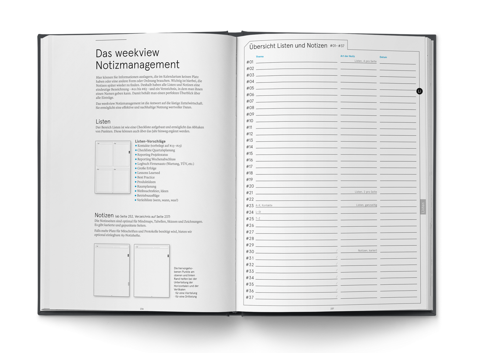 Business Planner Pro A4 — Notizmanagement mit Übersicht
