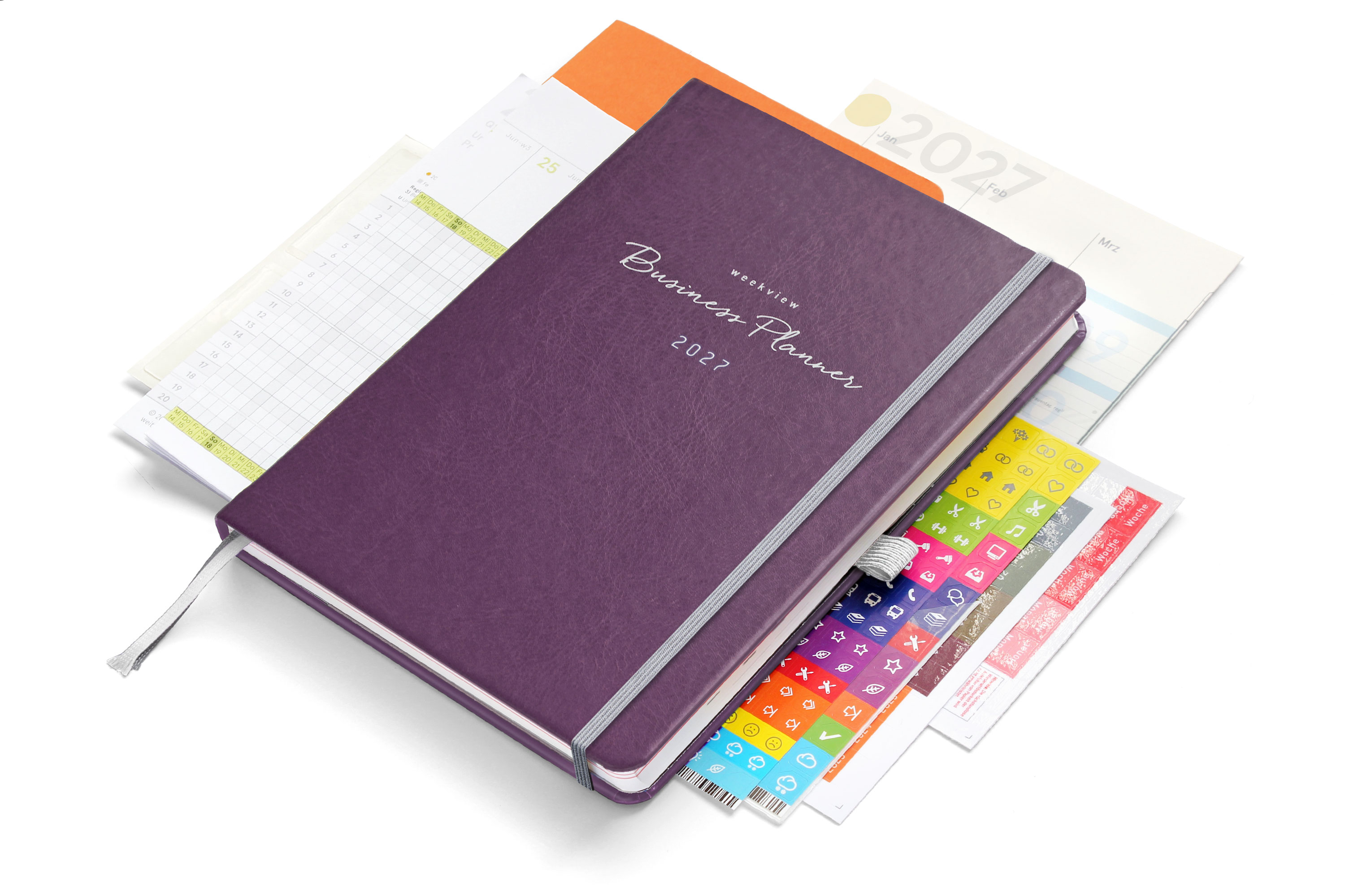 weekview Business Planner 2027 A5+ Premium Plus | Berry Edition