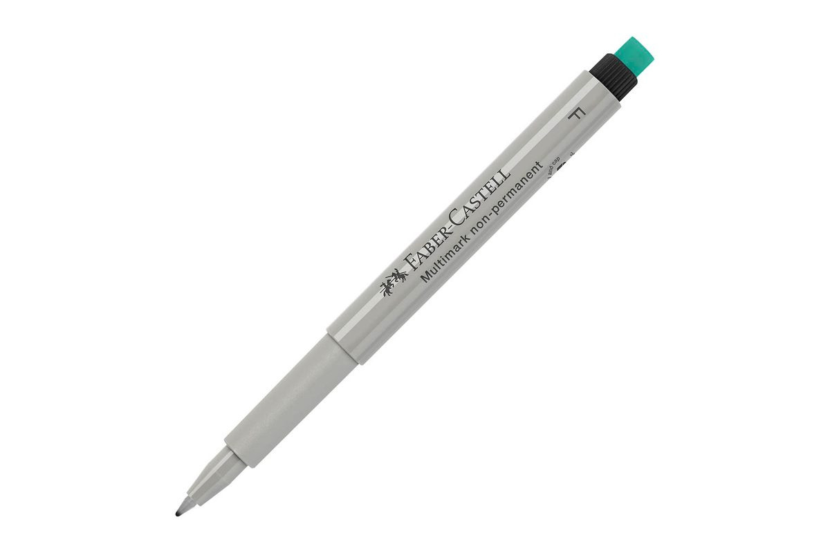 Faber Castell - MULTIMARK non-permanent Folienstift, schwarz – fein (0,6 mm)