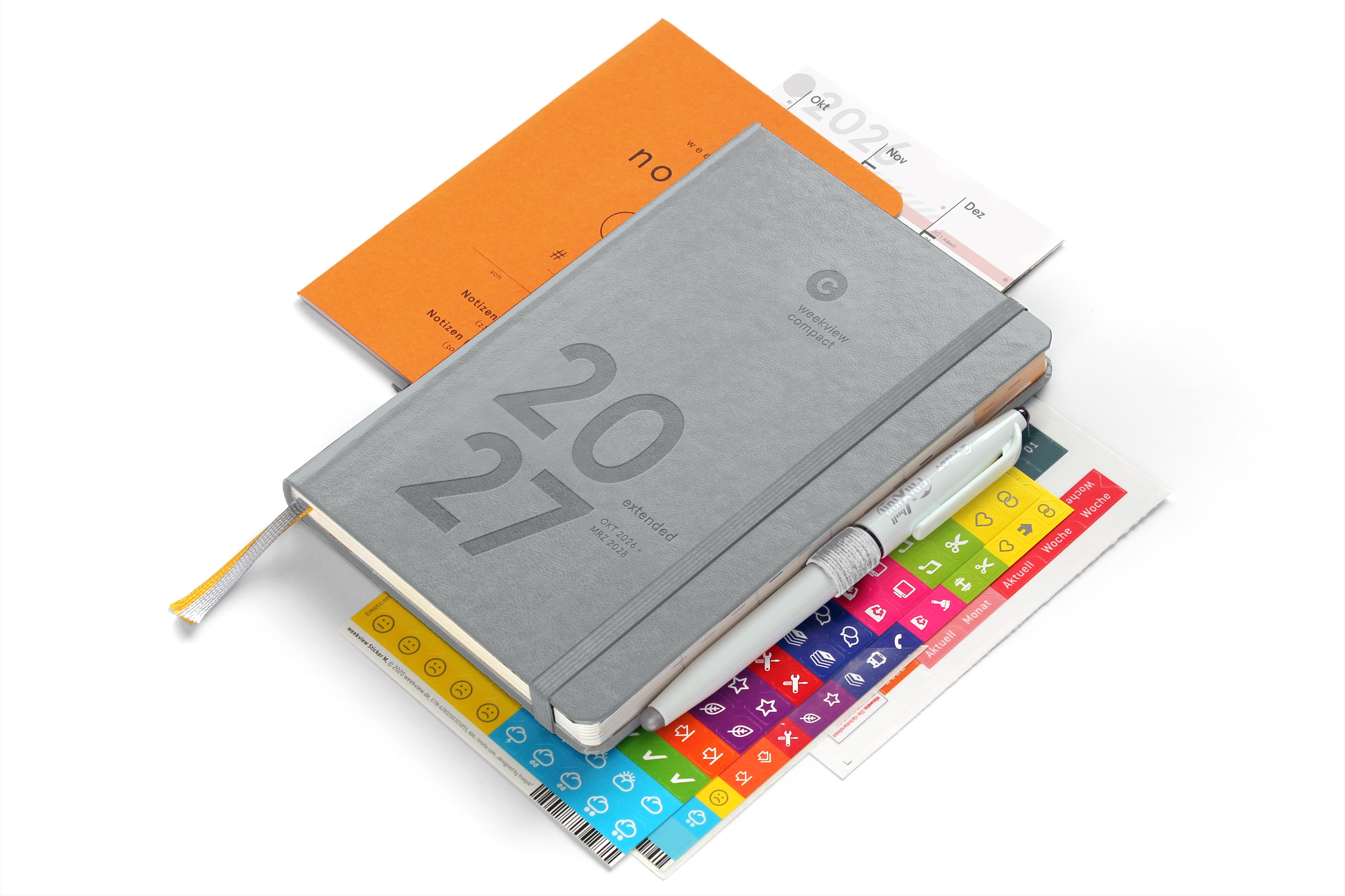 weekview compact extended 2027 Premium | Grey