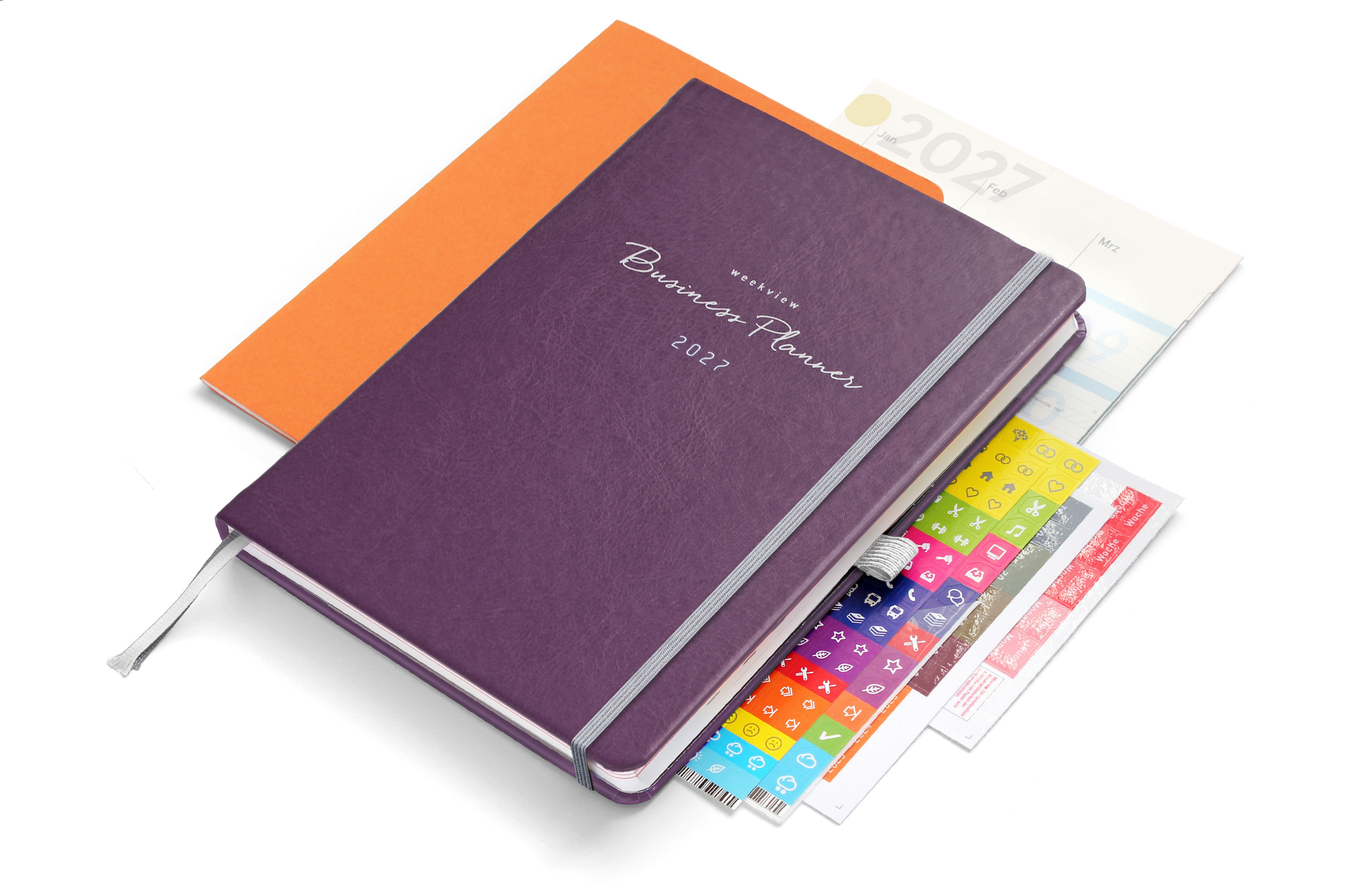 weekview Business Planner 2027 A5+ Premium | Berry Edition