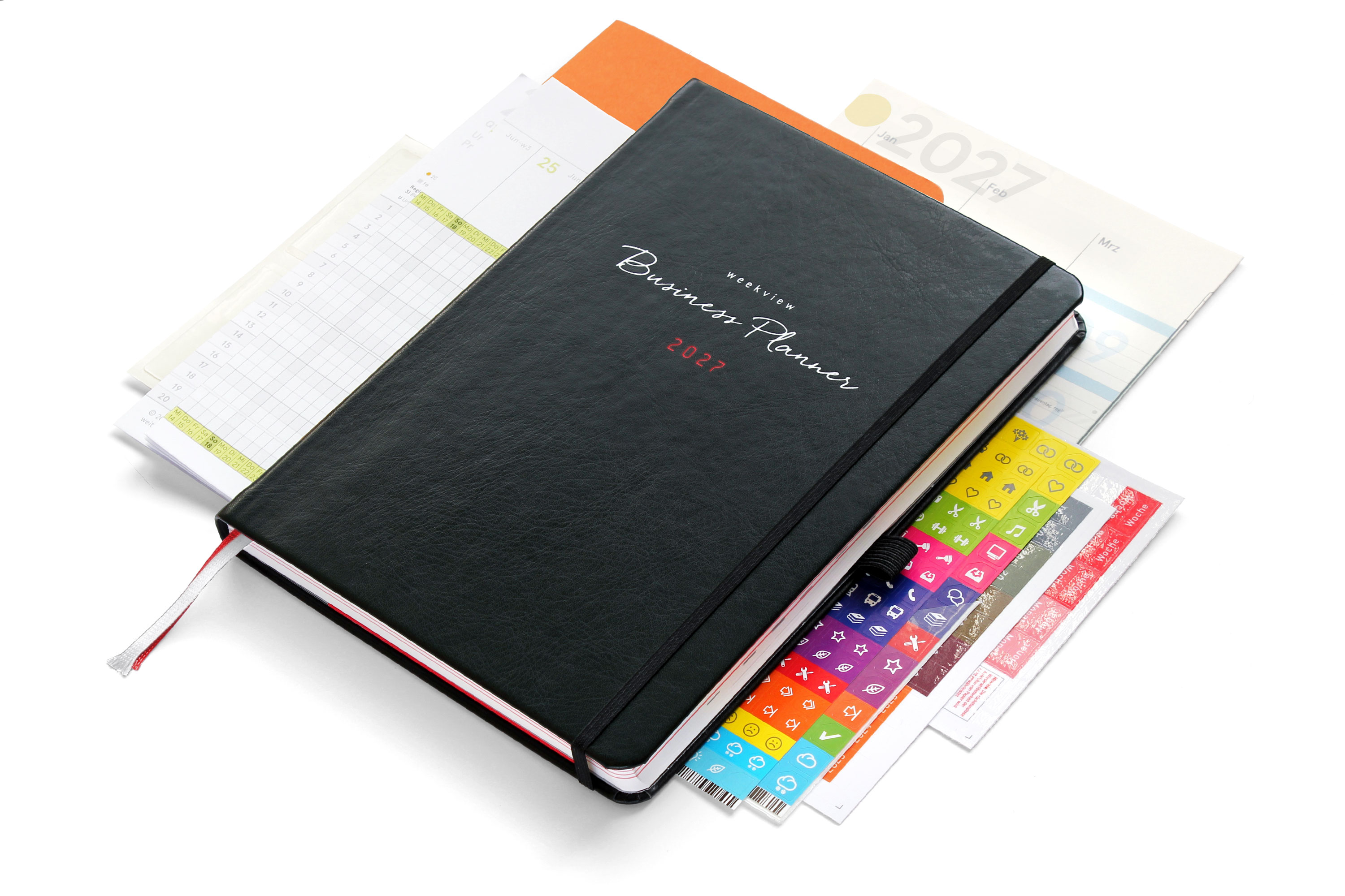 weekview Business Planner 2027 A5+ Premium Plus | Black Edition