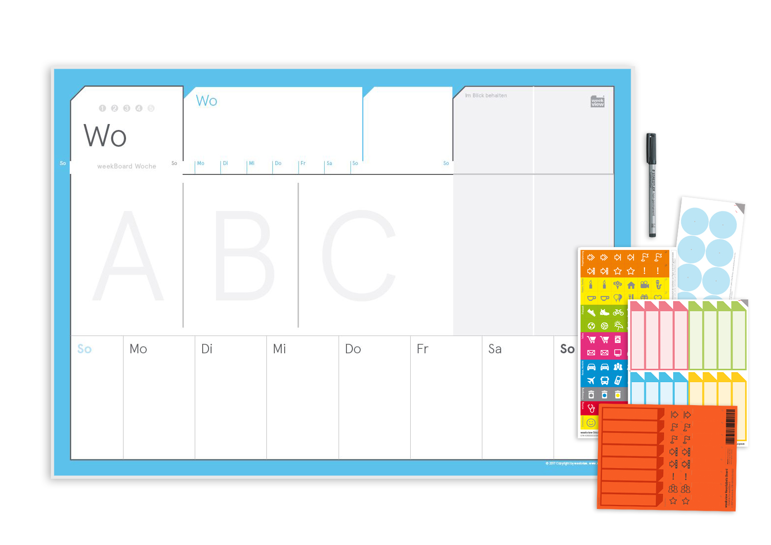 weekBoard A2 quer