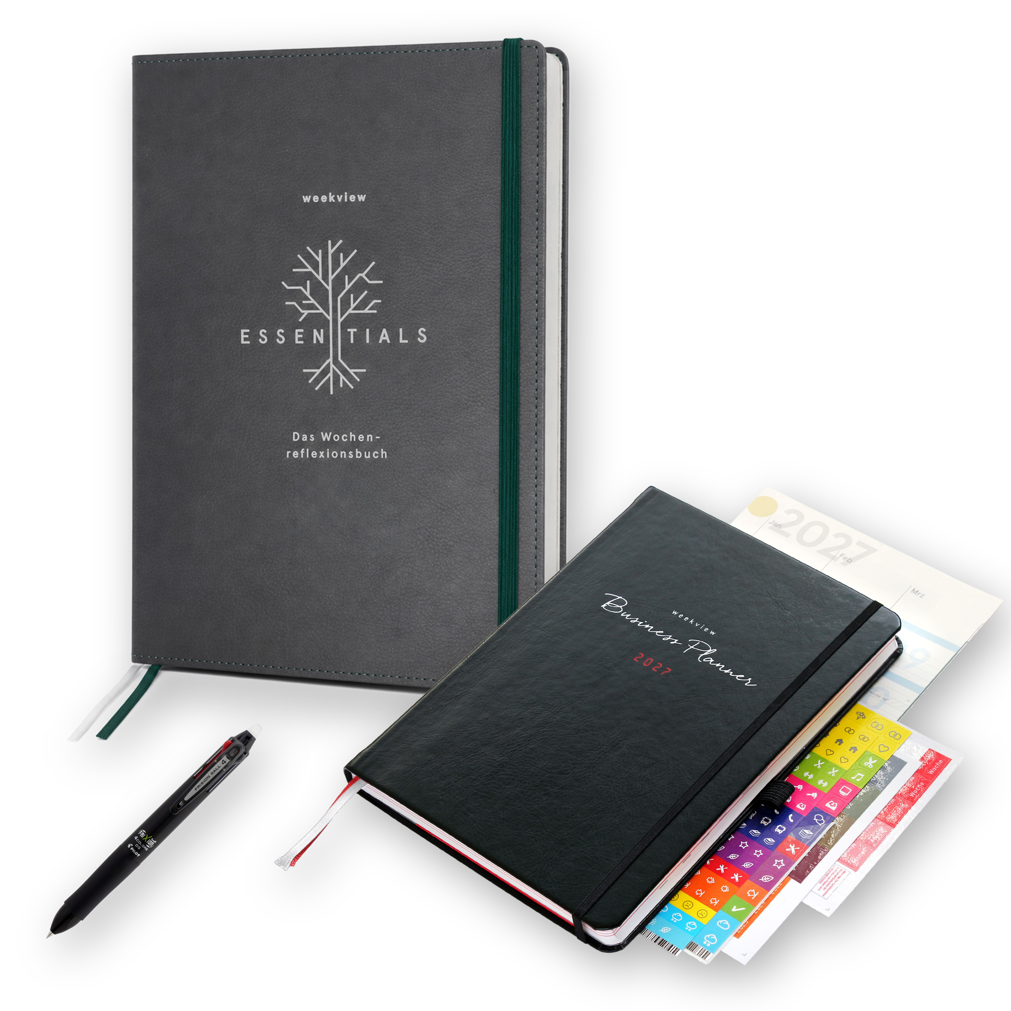 weekview Business Planner 2027 Bundle Essentials – Black Edition