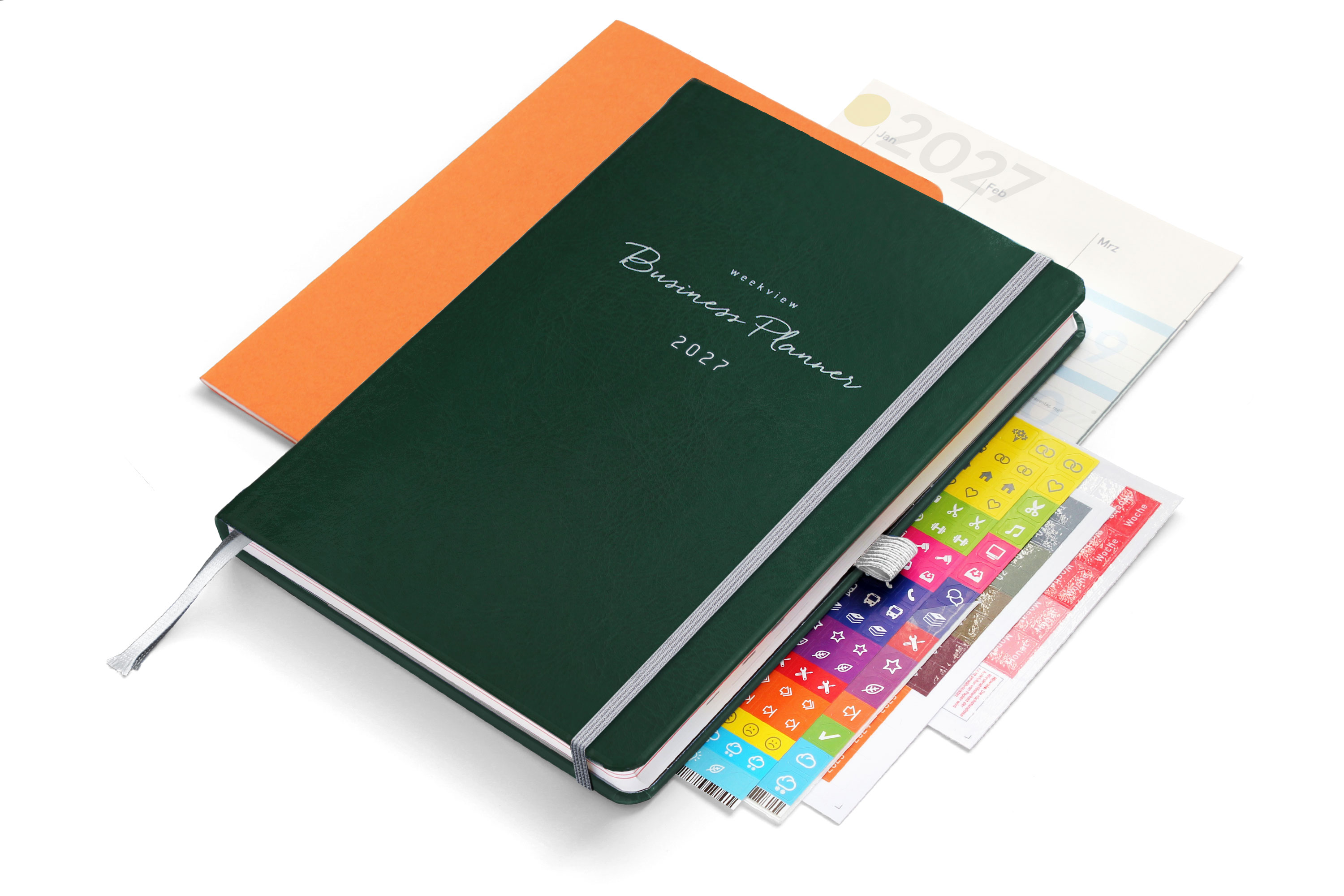 weekview Business Planner 2027 A5+ Premium | British Racing Green Edition