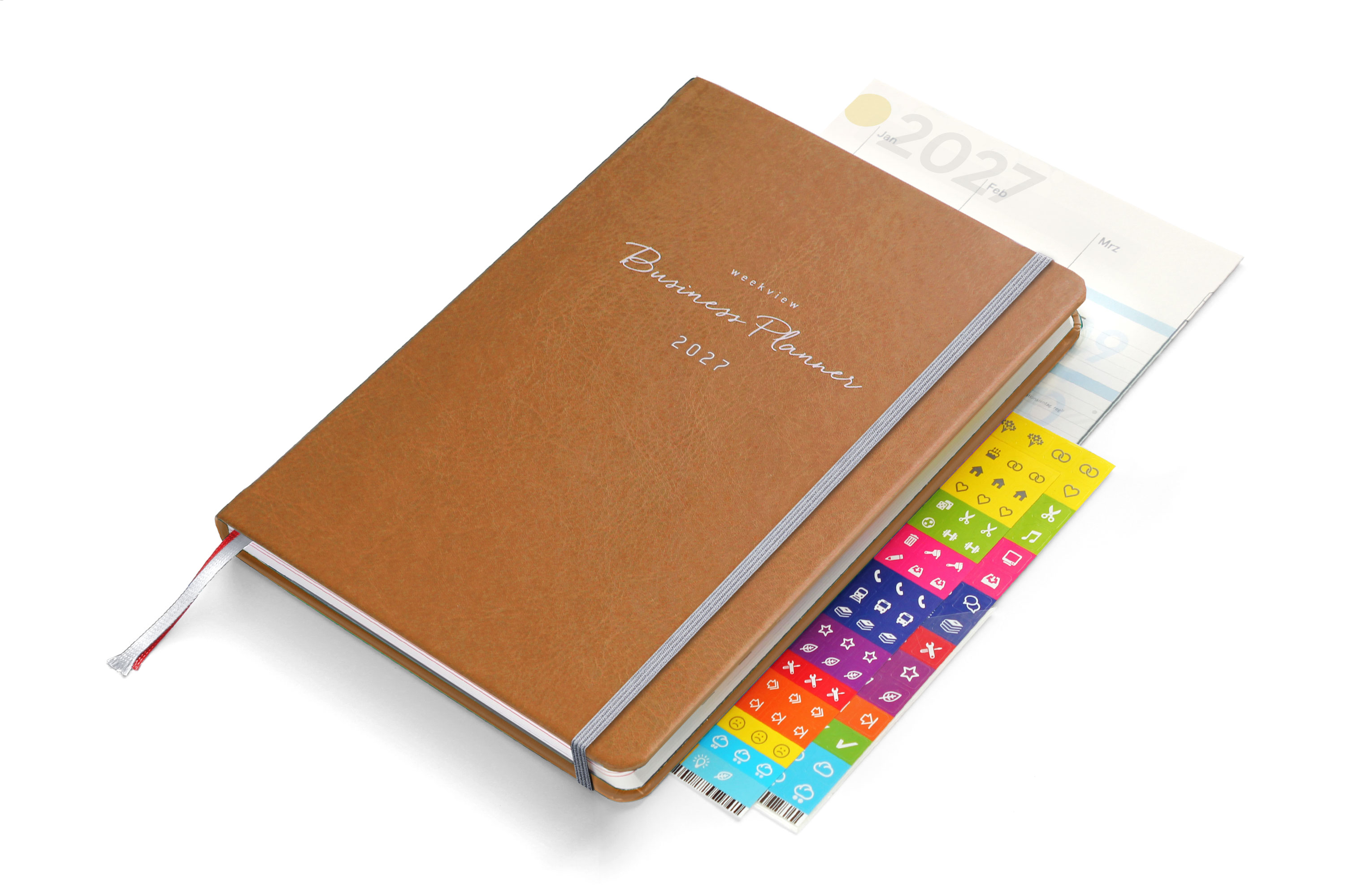 weekview Business Planner 2027 A5+ Classic | Cognac Edition