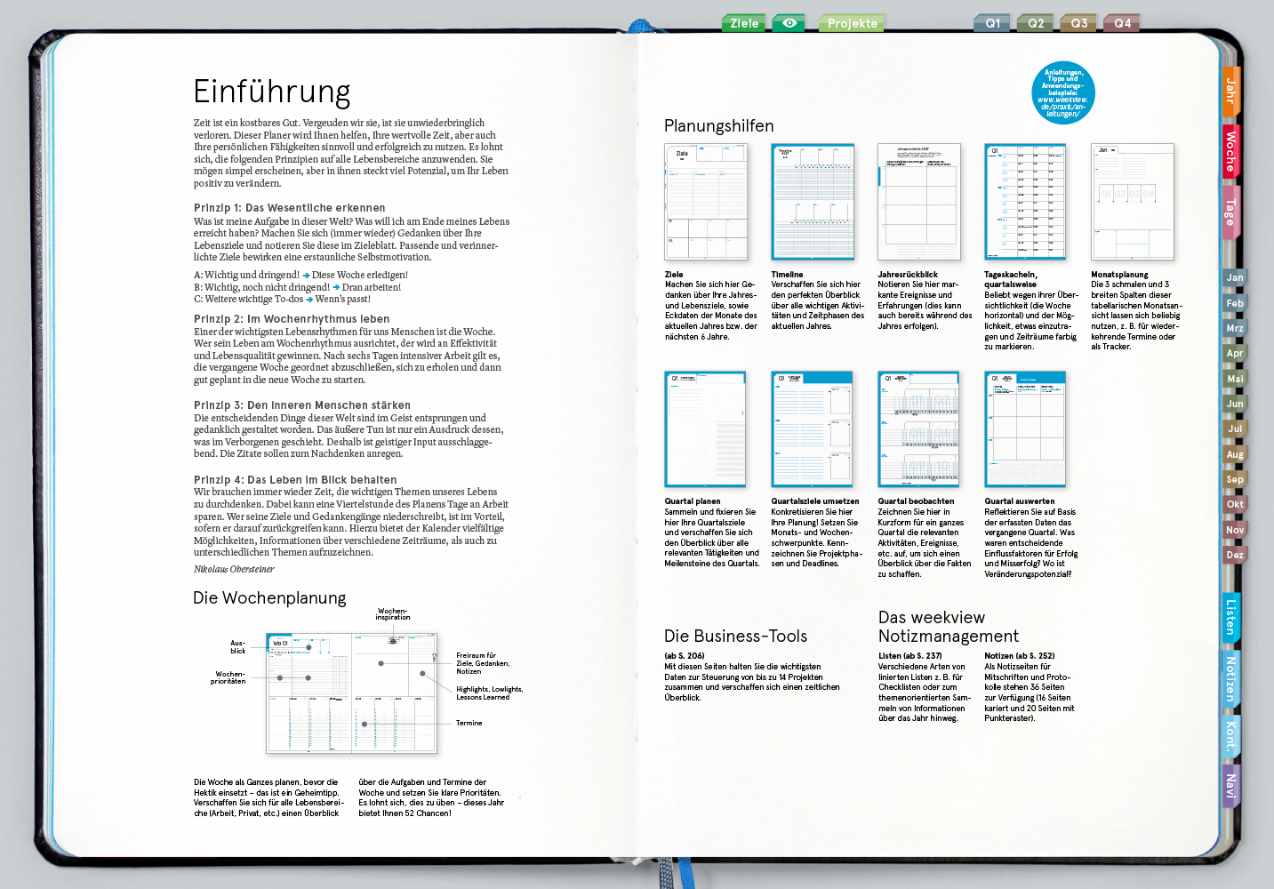 Digital Planner Pro | A4 Business 2027 | mit Navigation
