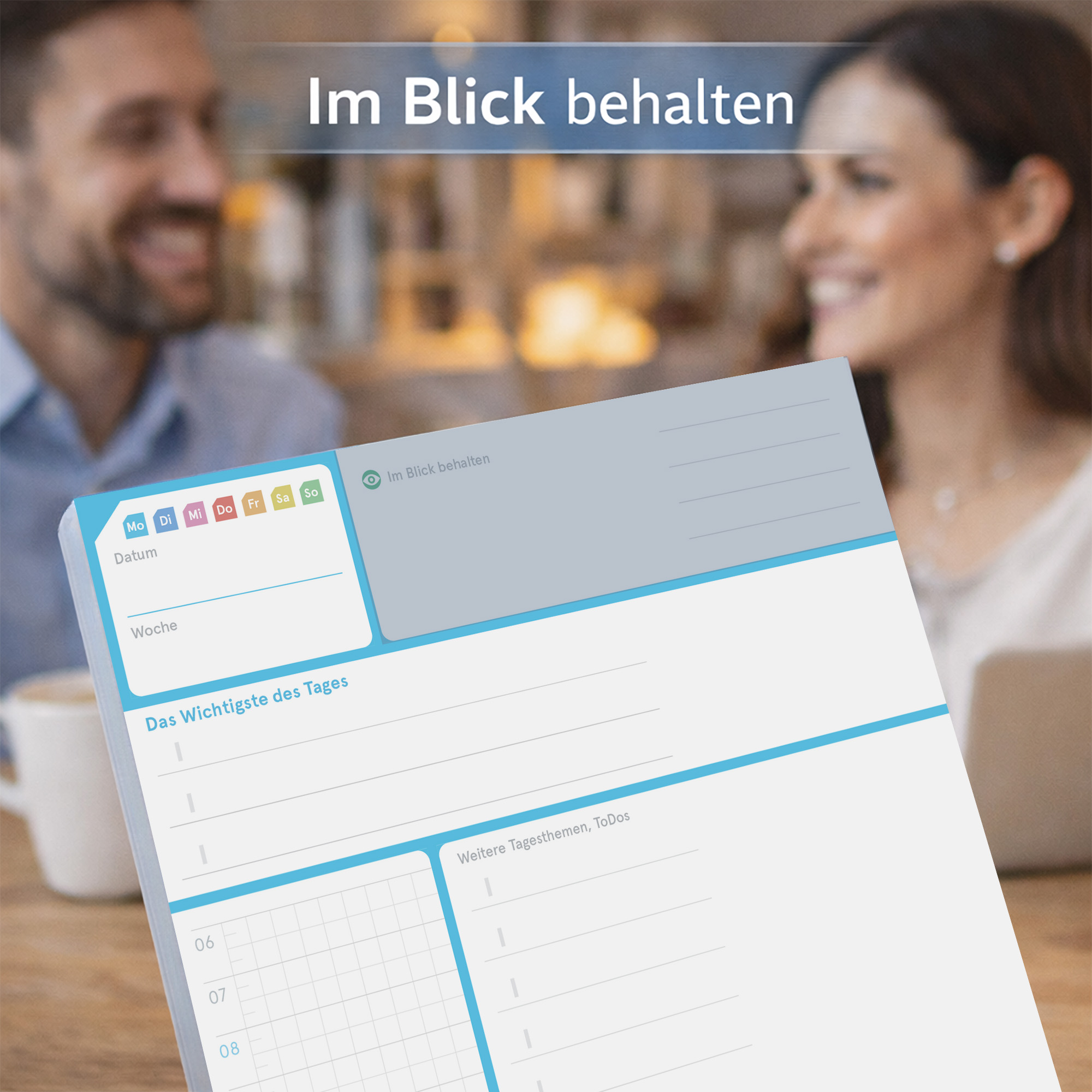 weekview A5 DayPad 4.0 | The notepad for the most important thing of the day