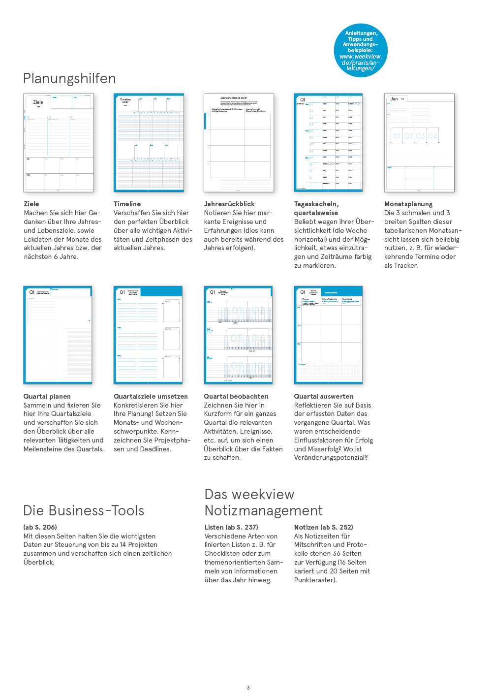 Druckversion (PDF) | A4-Planer 2027 | einseitig zum Selbstausdruck