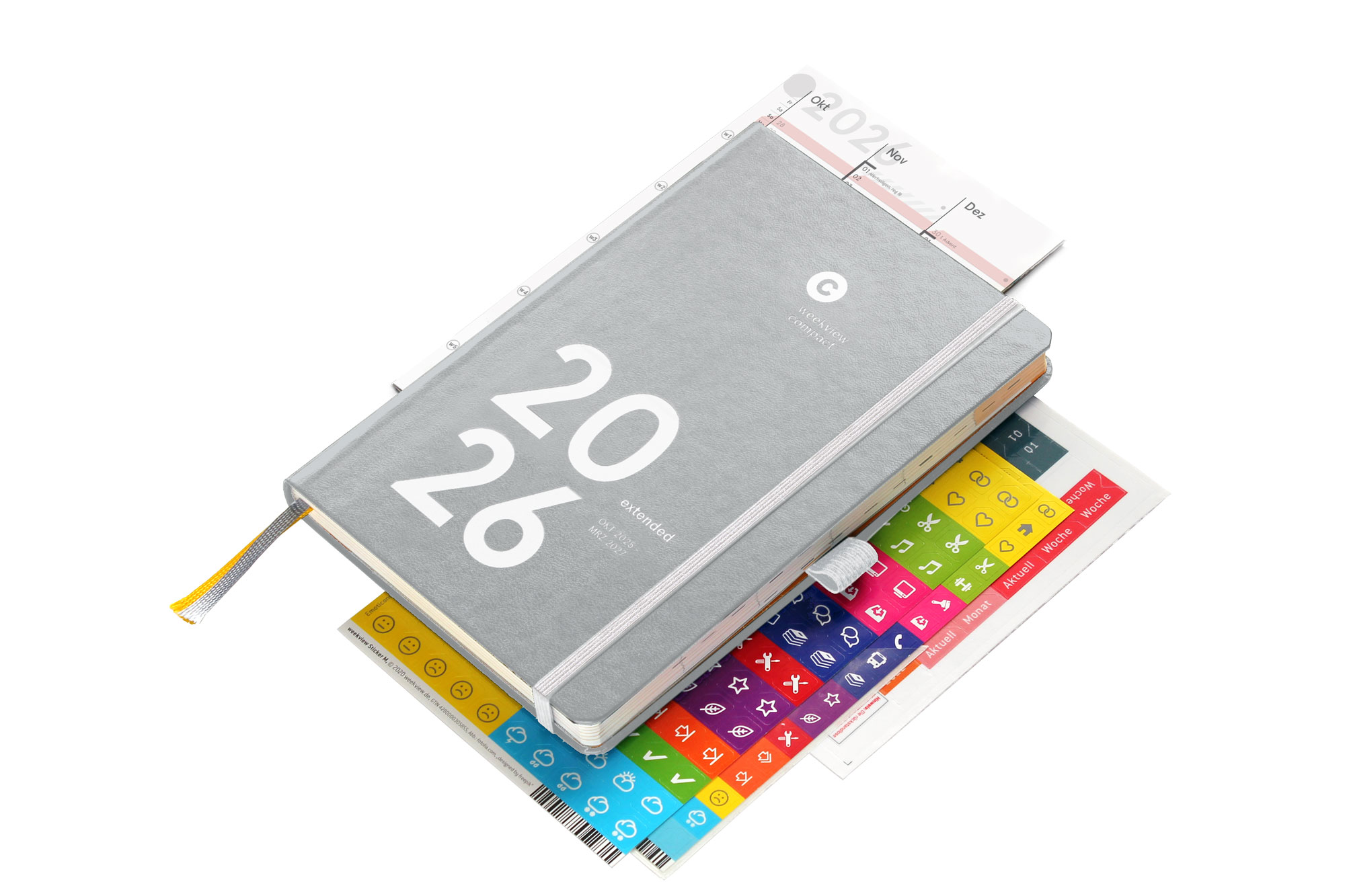 weekview compact extended 2026 Classic | Grey