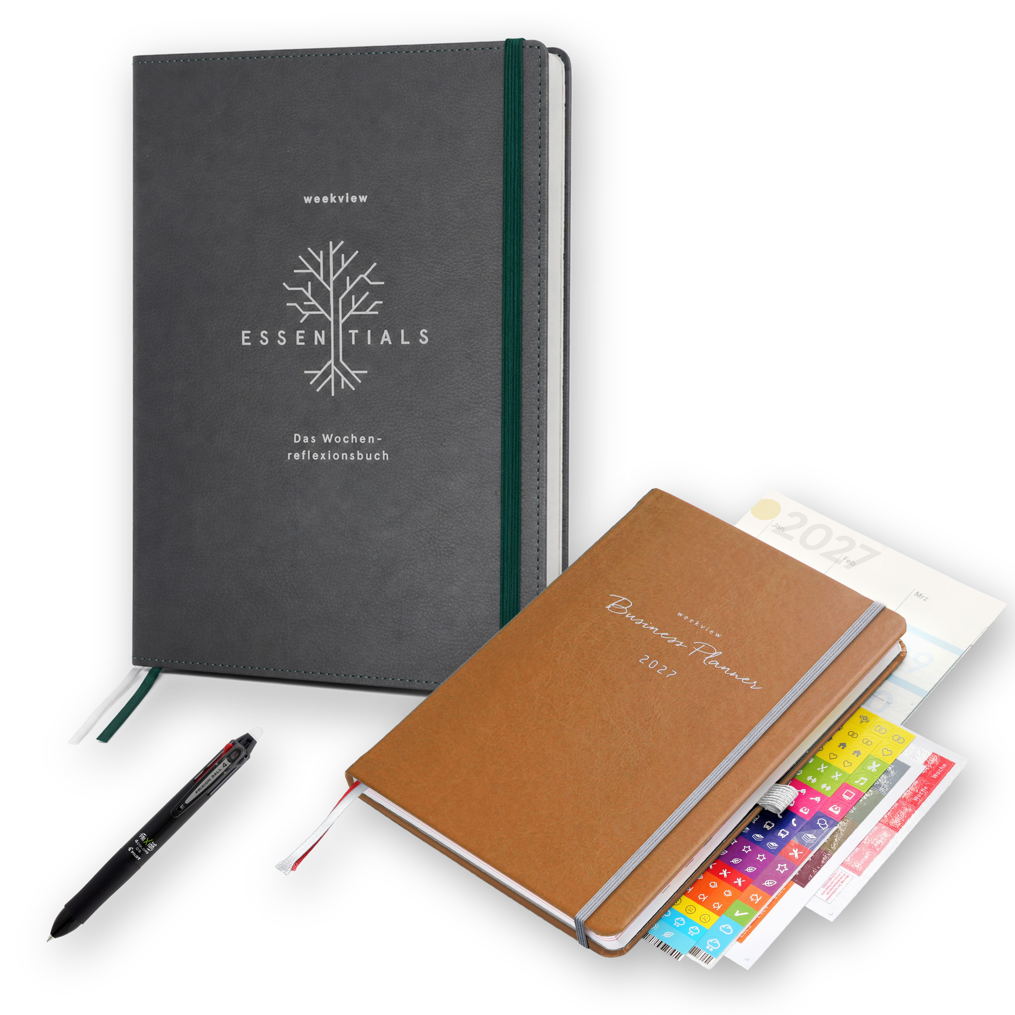 weekview Business Planner 2027 Bundle Essentials – Cognac Edition