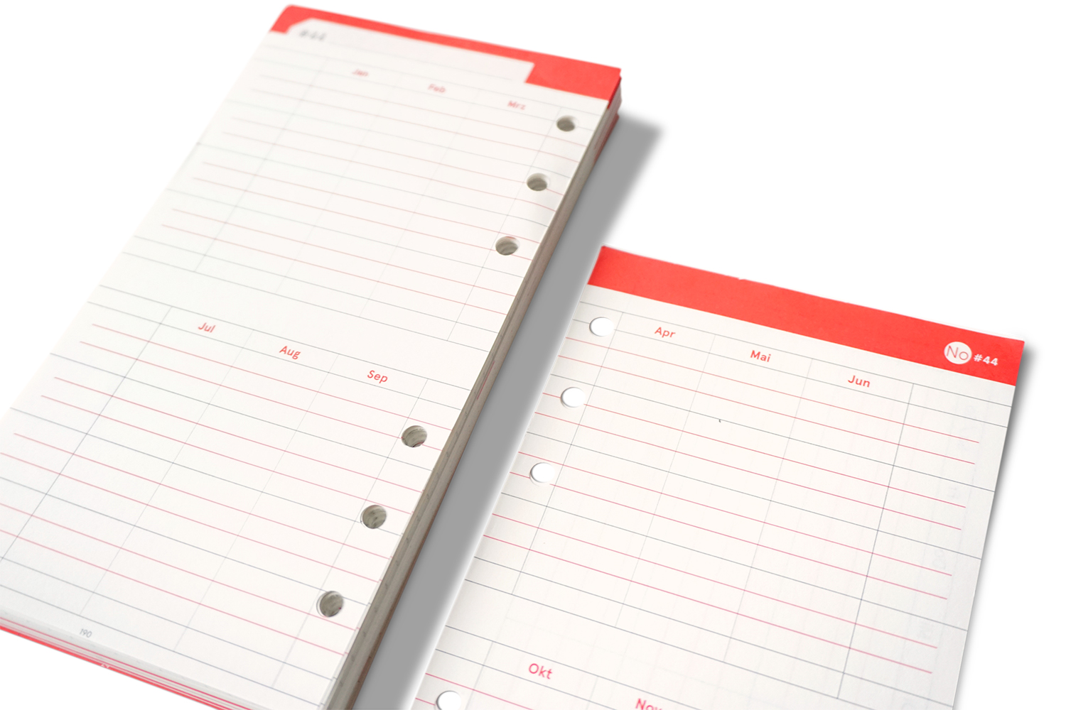 Personal Notizen , Filofax Lochung