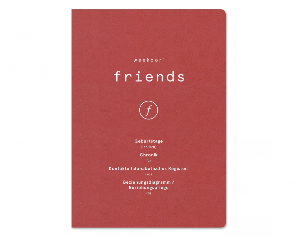 weekdori friends A5