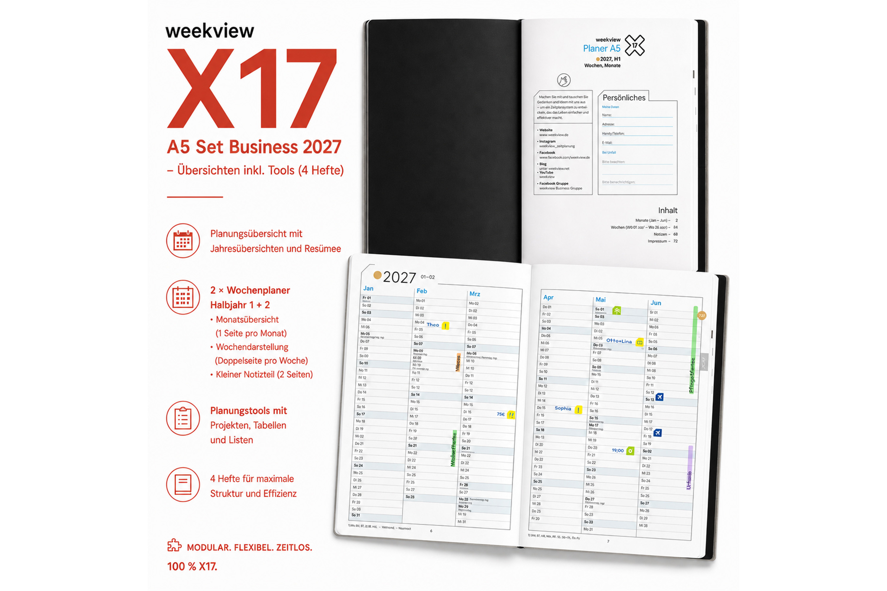 Set Business - Übersichten inkl. Tools (4 Hefte)