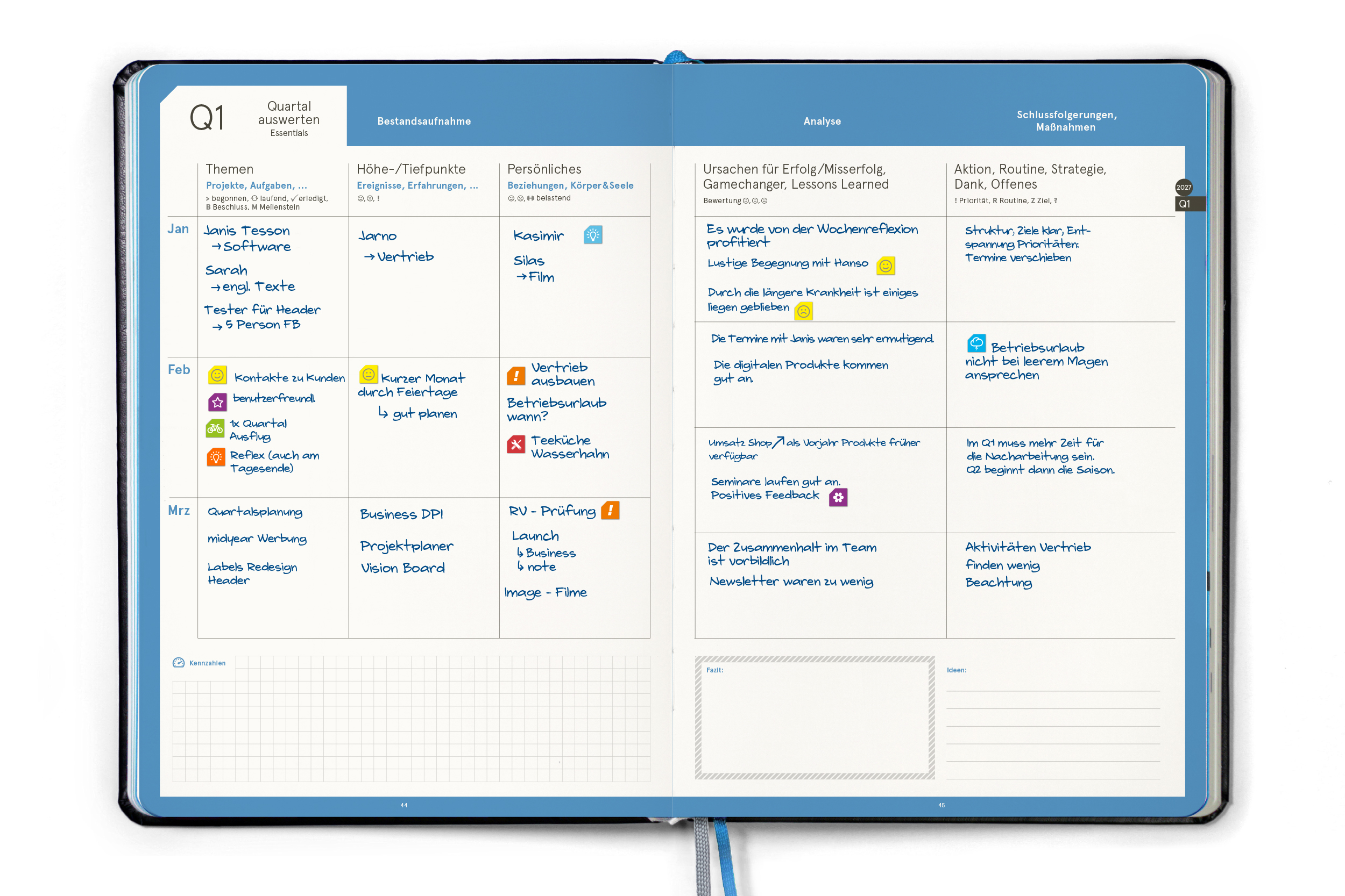 weekview Business Planner Pro A4 2027 – Terminplaner im Großformat