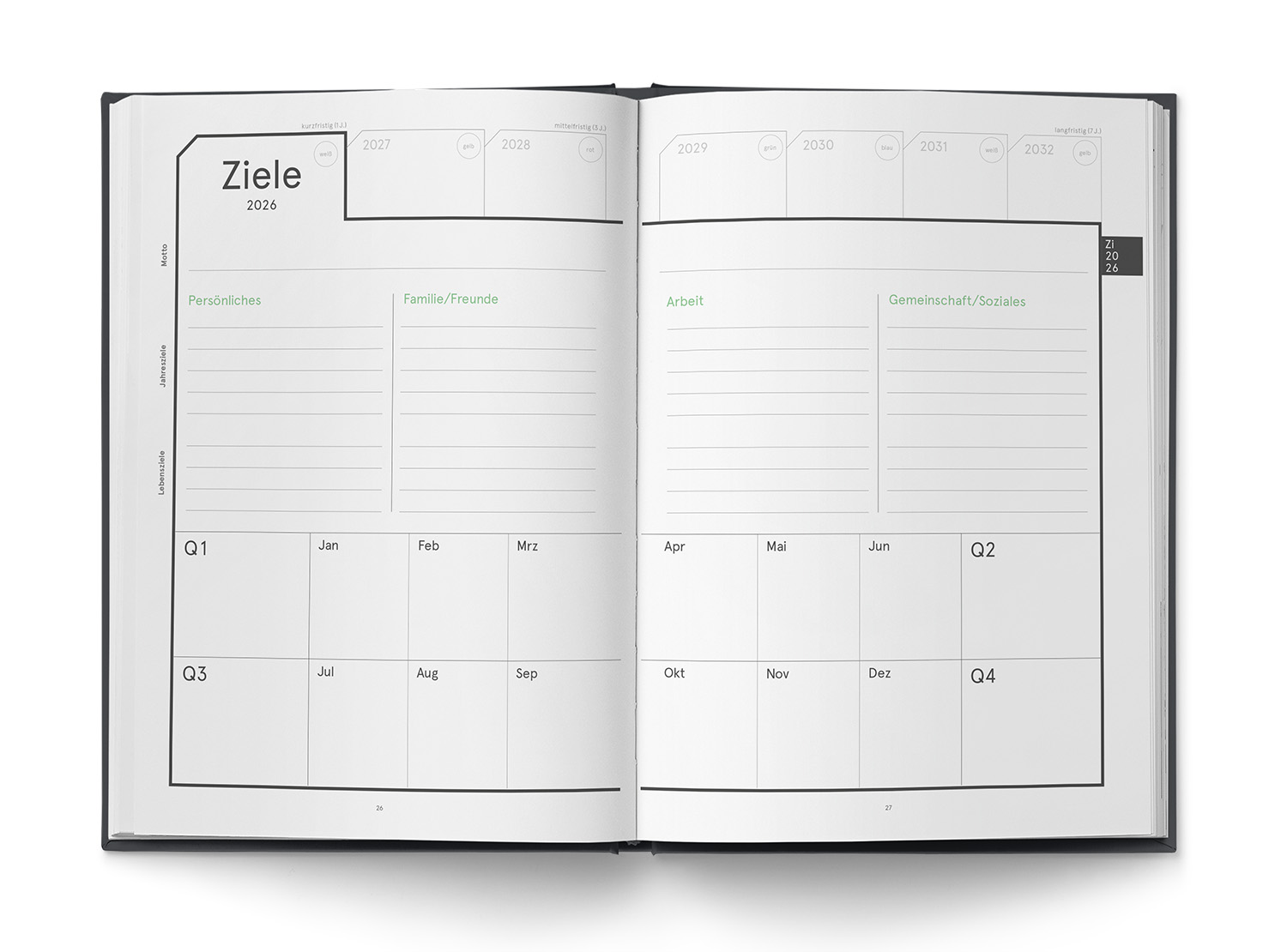 weekview LifeCoach A5 – Classic | Das Leben im Blick 2027