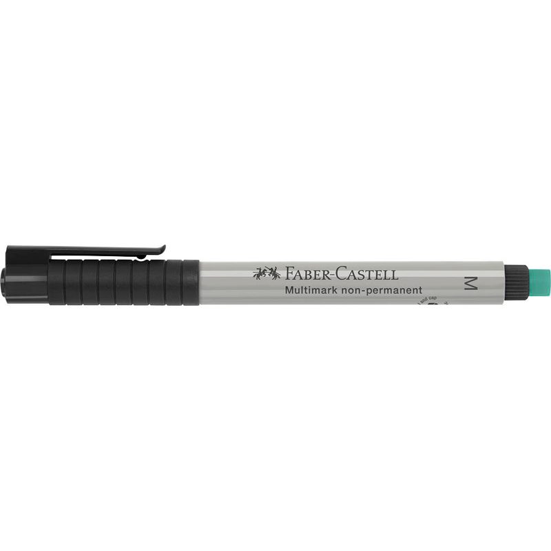 Faber Castell - MULTIMARK non-permanent Folienstift, schwarz – mittel (1 mm)