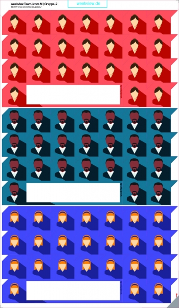 weekview Team Icon Set M People 1