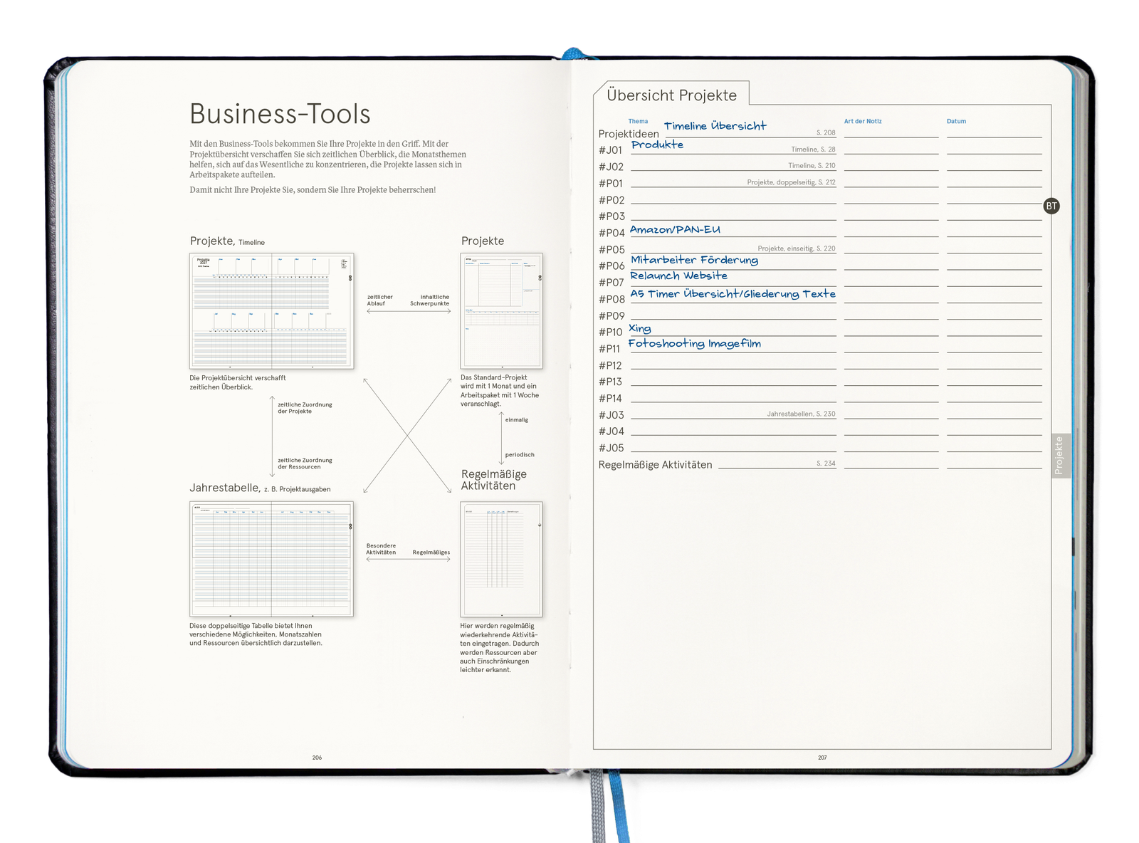 Business Planner Pro A4 — Business-Tools mit Projektübersicht