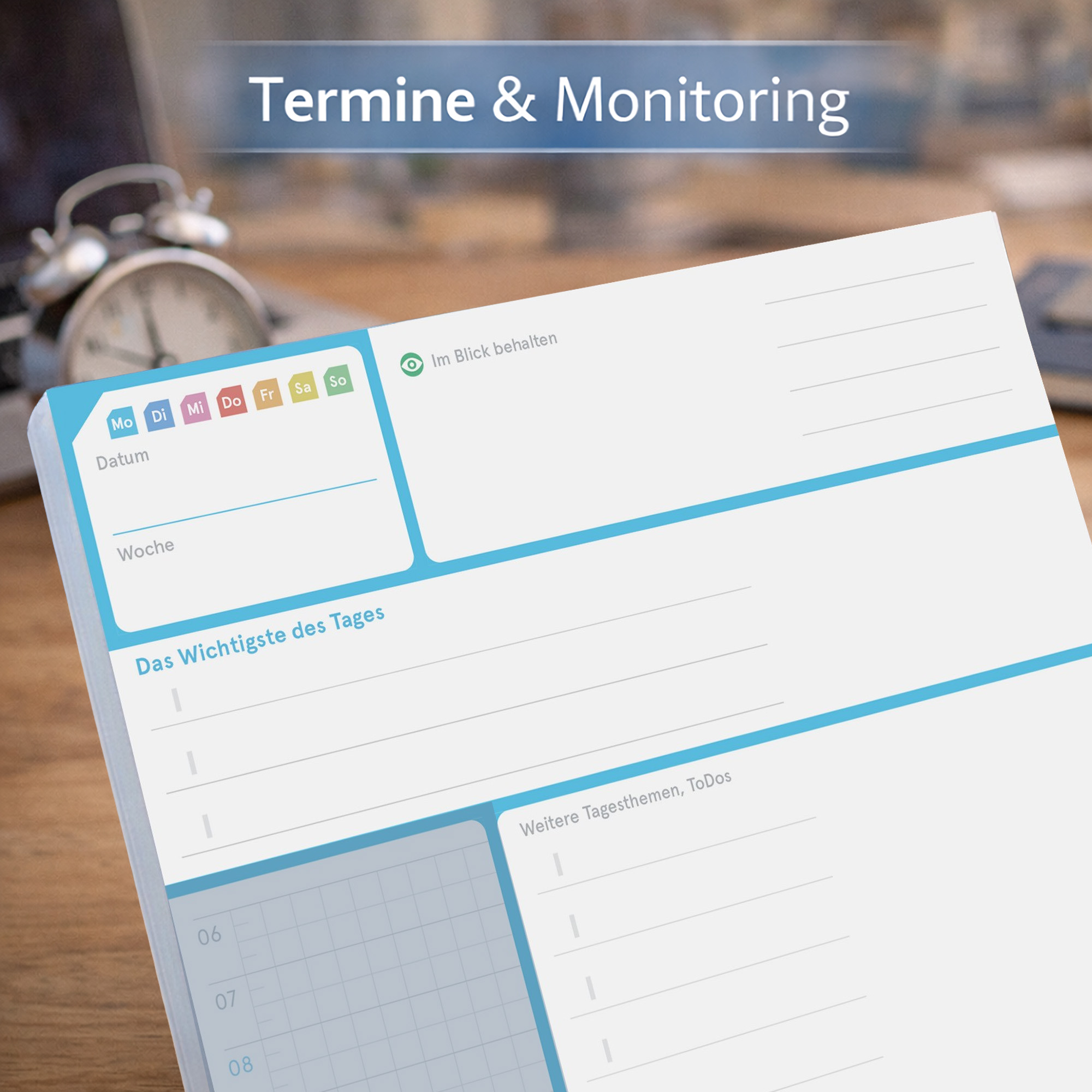weekview A5 DayPad 4.0 | The notepad for the most important thing of the day