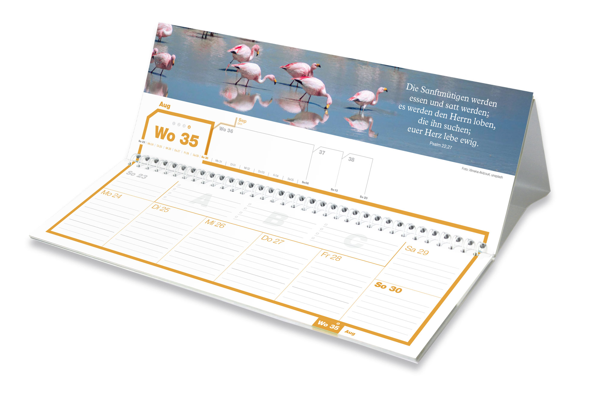 Panorama Tischkalender 2026