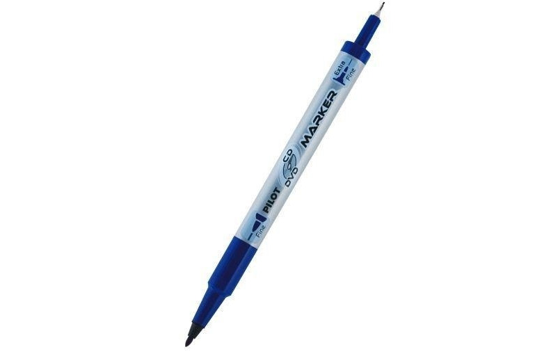 Pilot Twinmarker SCA-TMCD – permanenter Doppelspitzen-Marker 0,3 + 0,5 mm – Blau