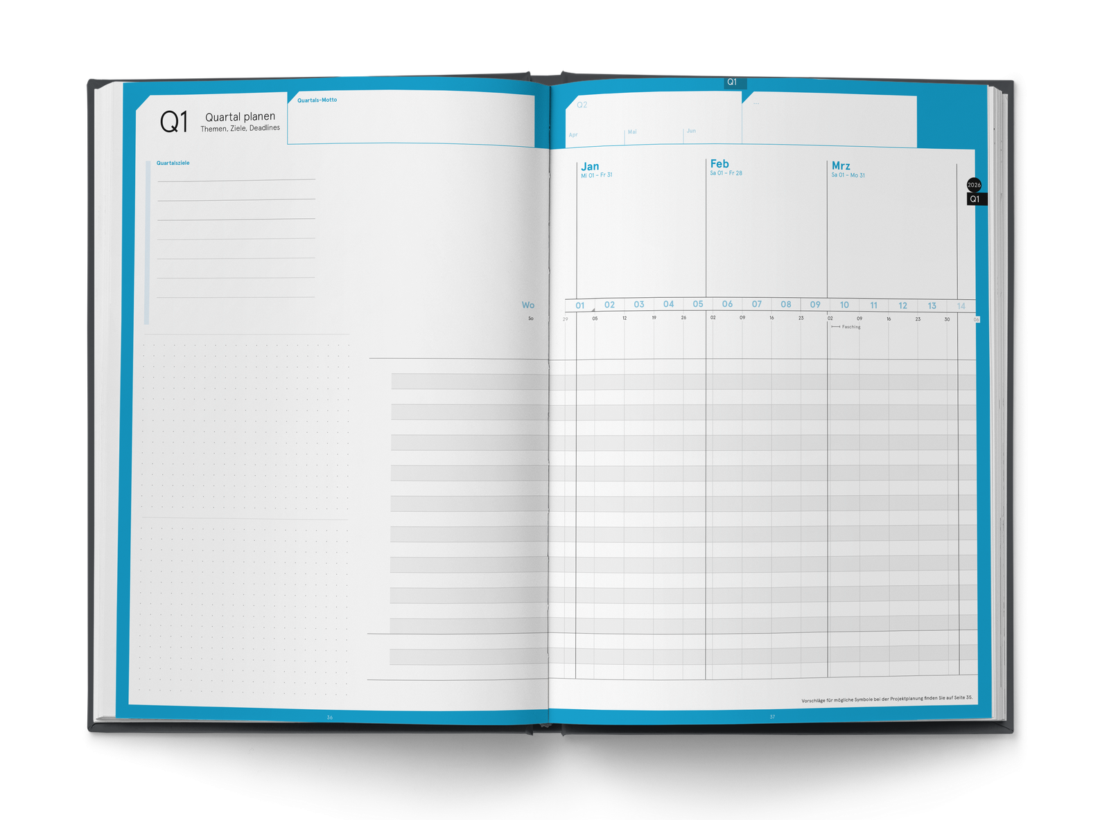 Business Planner Pro A4 — Quartal planen