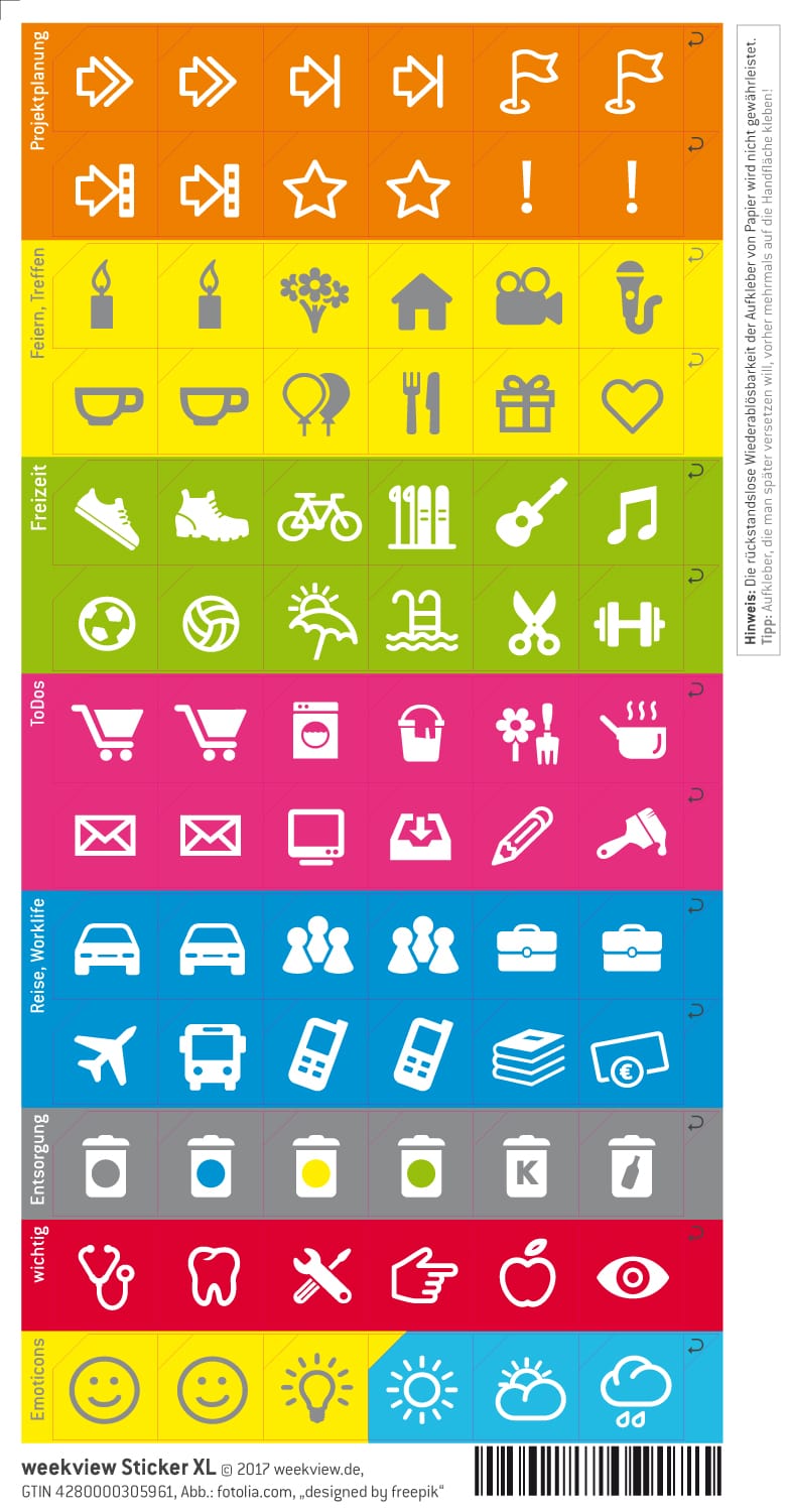 weekBoard A2 | der Wochen-Wandplaner von weekview!