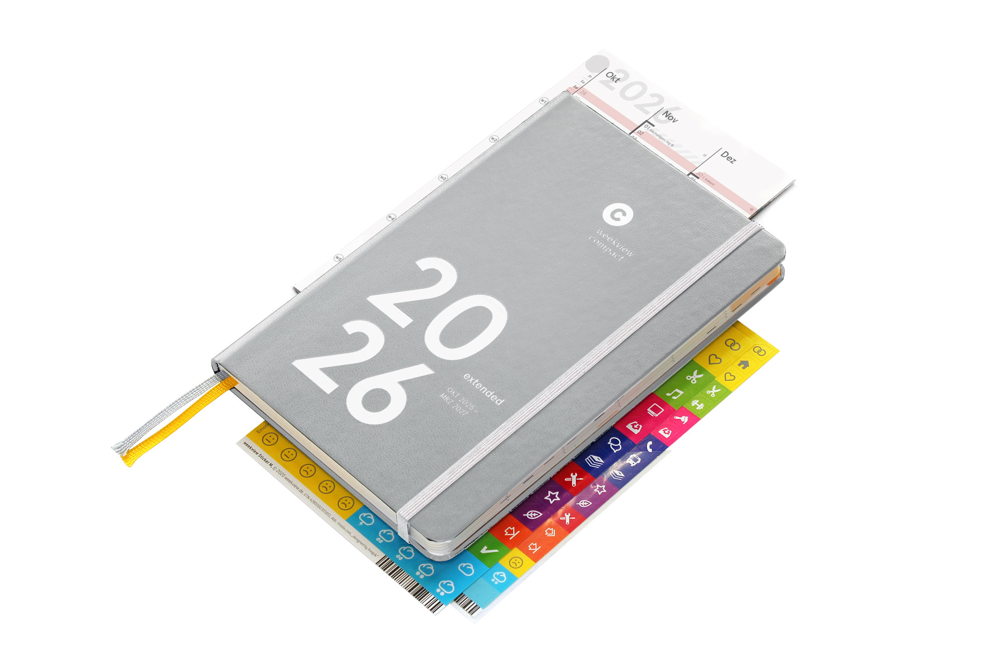 weekview compact extended 2026 Classic | Grey