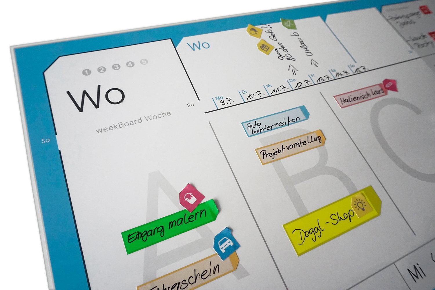 weekBoard A2 | der Wochen-Wandplaner von weekview!