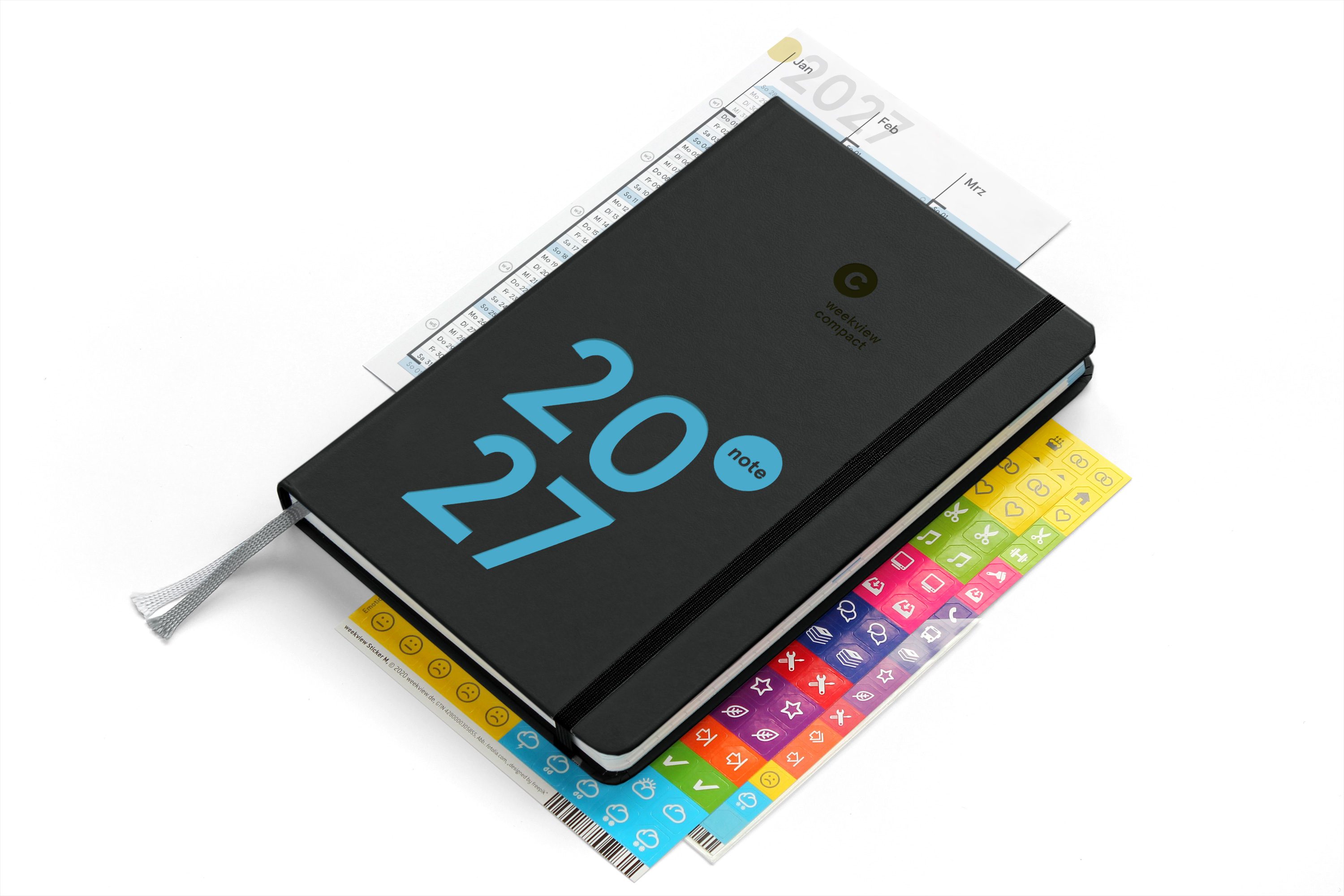 weekview compact note 2027 A6+ – smarter Wochenplaner mit großem Notizteil