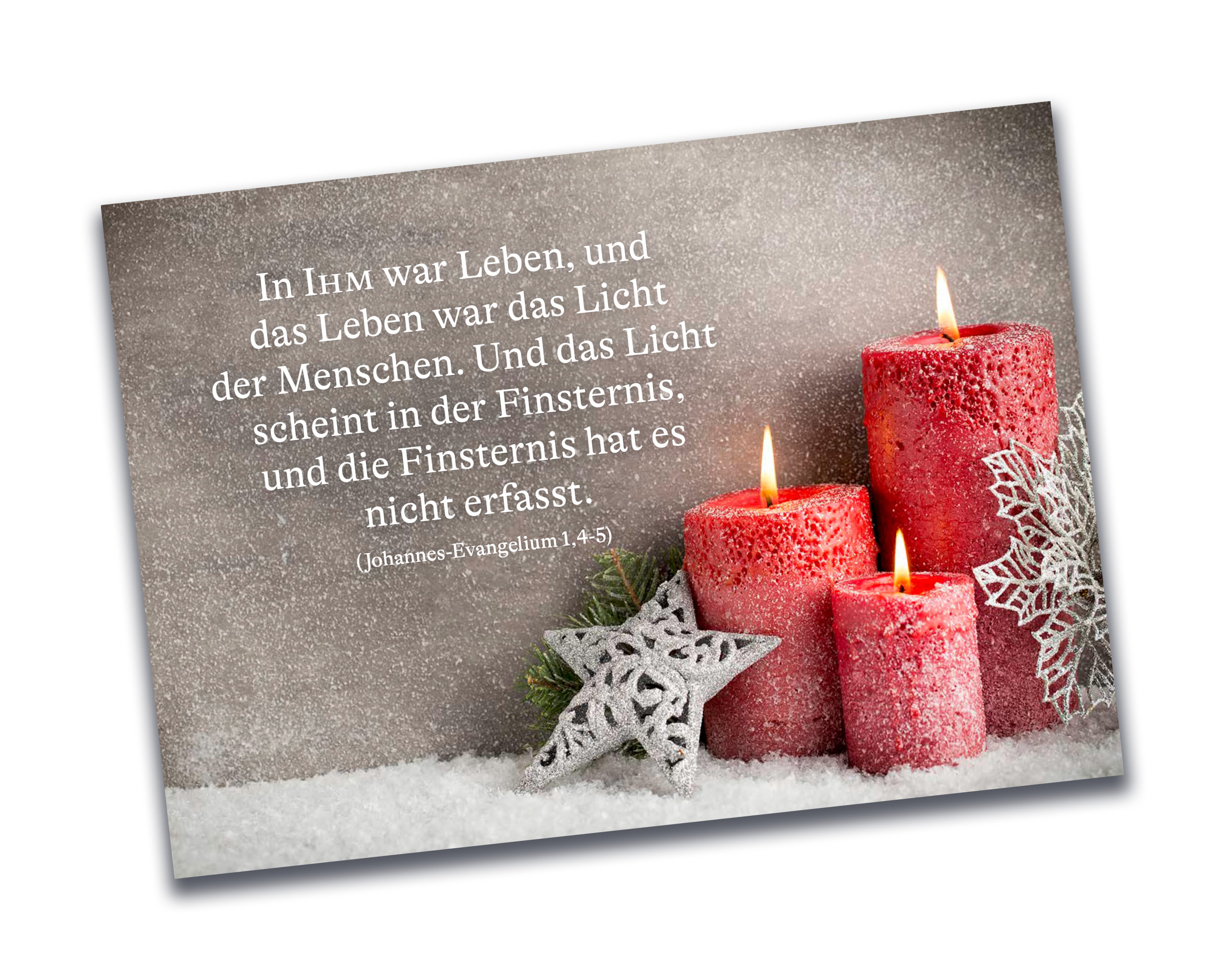 weekview Weihnachtskarten als Postkarte | Querformat