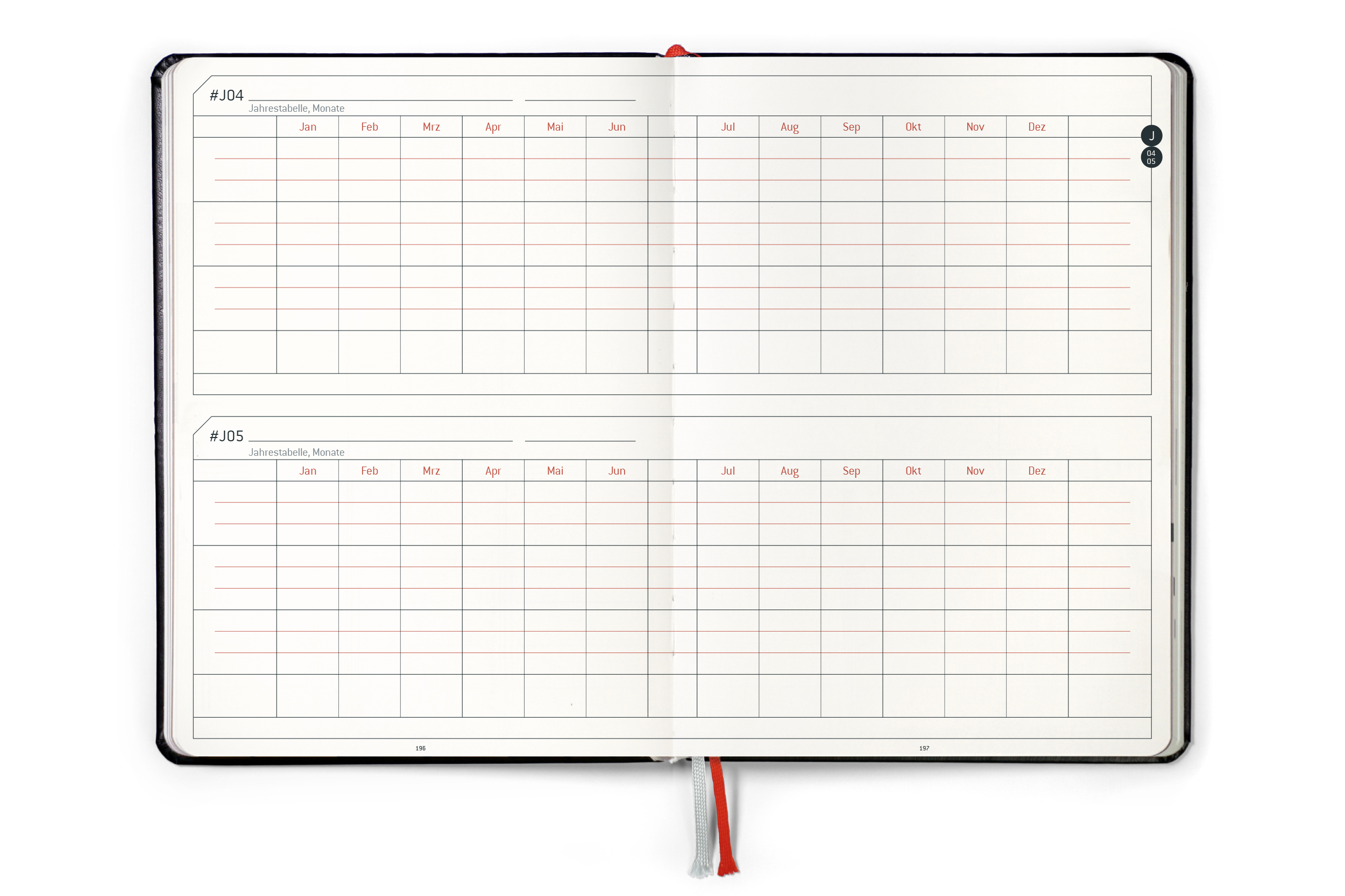 weekview Business Planner 2026 Classic – A5+ Erfolgsplaner mit Wochen- & Quartalsplanung | Black