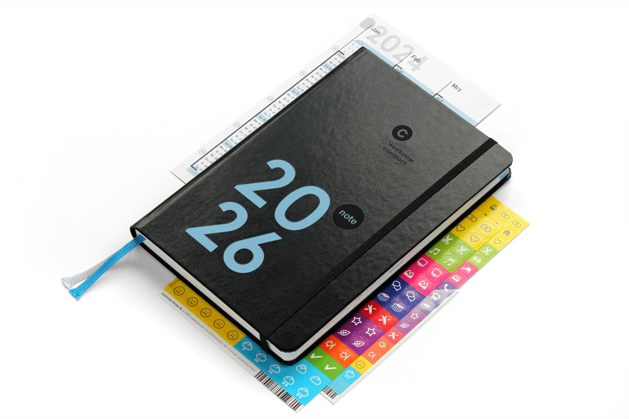 weekview compact note 2026 A6+ – smarter Wochenplaner mit großem Notizteil