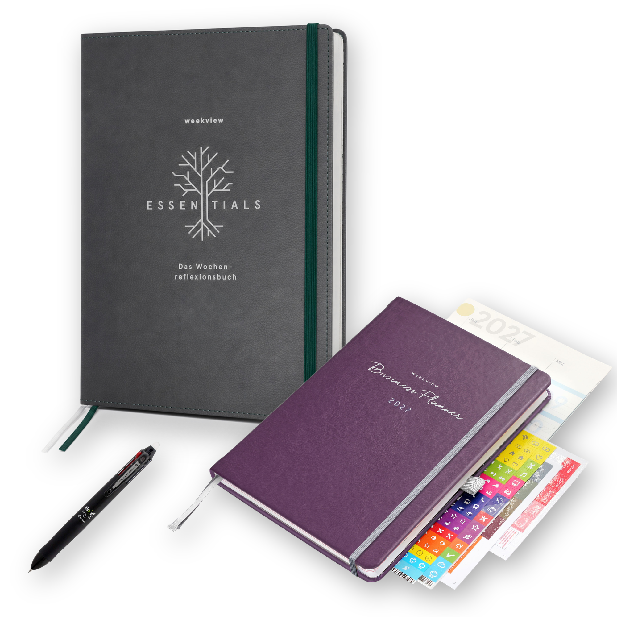 weekview Business Planner 2027 Bundle Essentials – Berry Edition