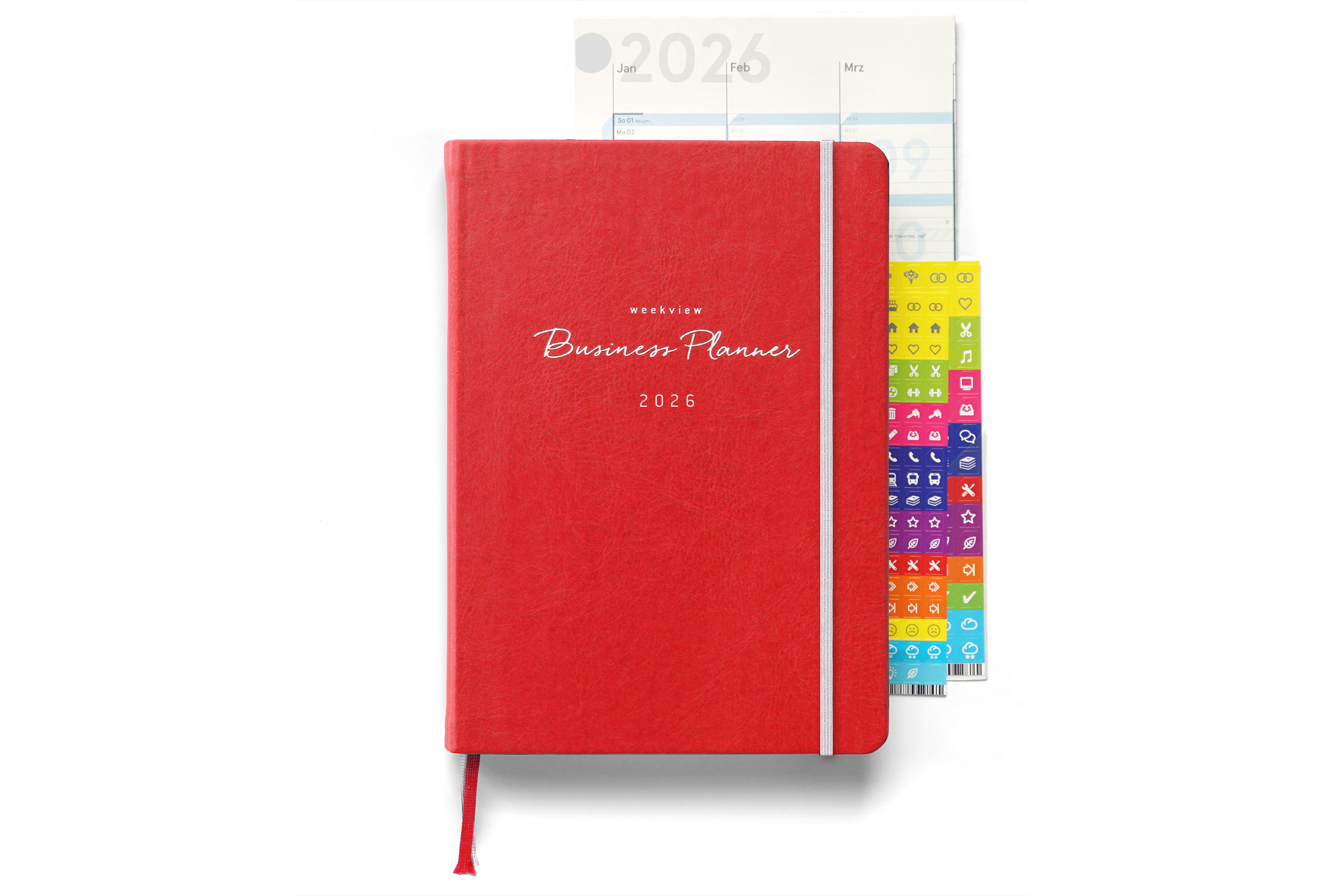 weekview Business Planner 2026 A5+ – success planner with weekly & quarterly planning