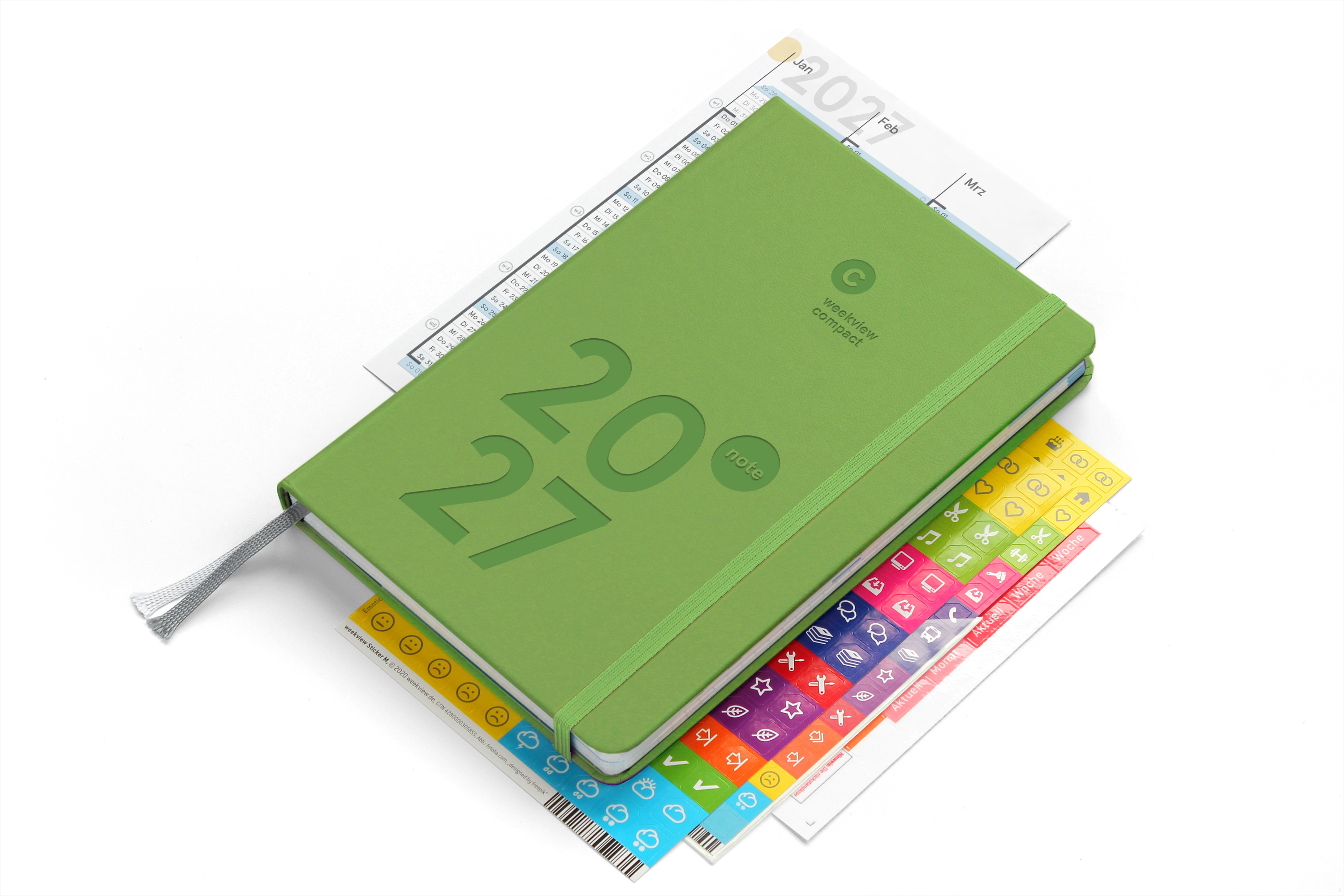 compact note 2027 Cypress Green A6+ Classic