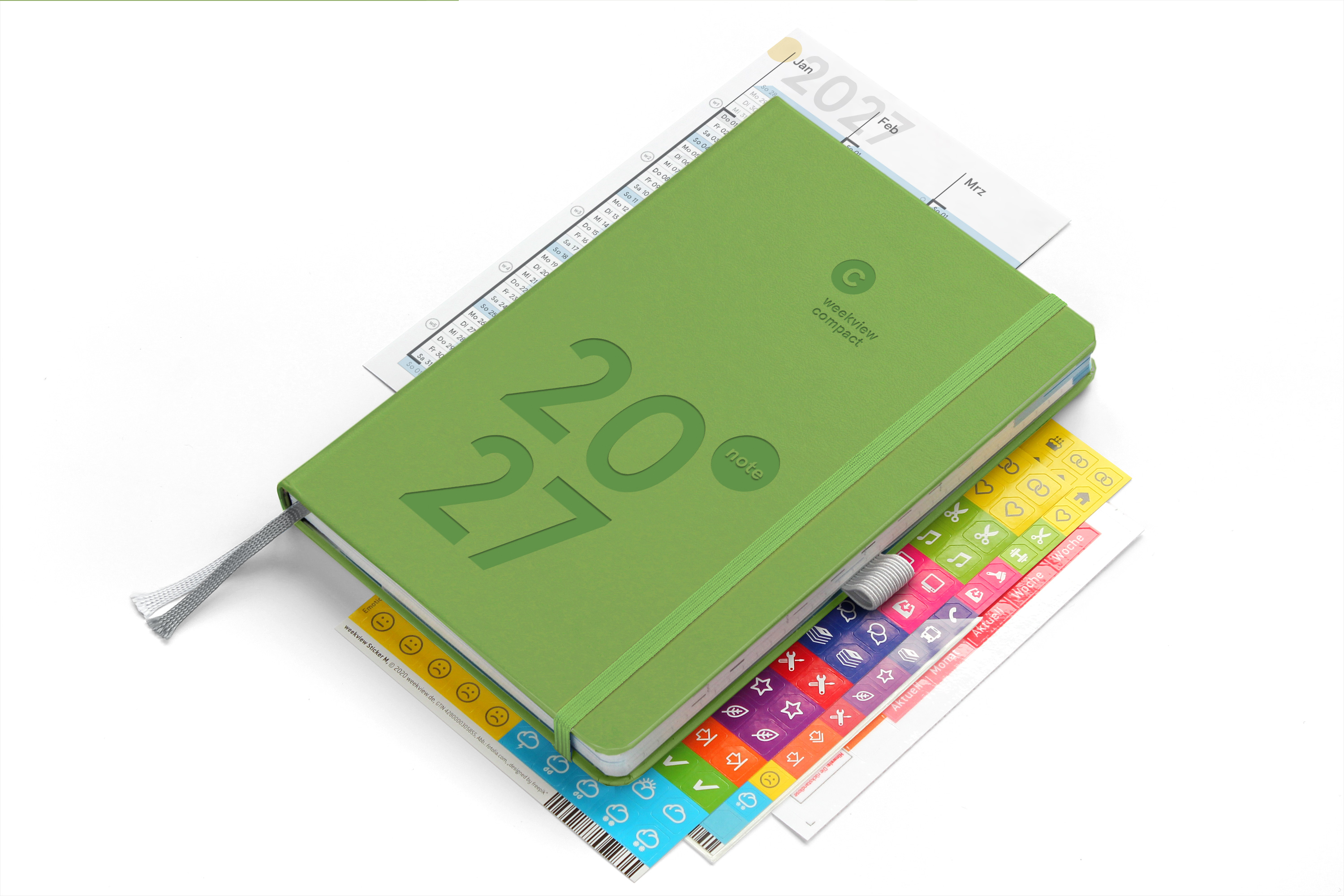 compact note 2027 Cypress Green A6+ Plus