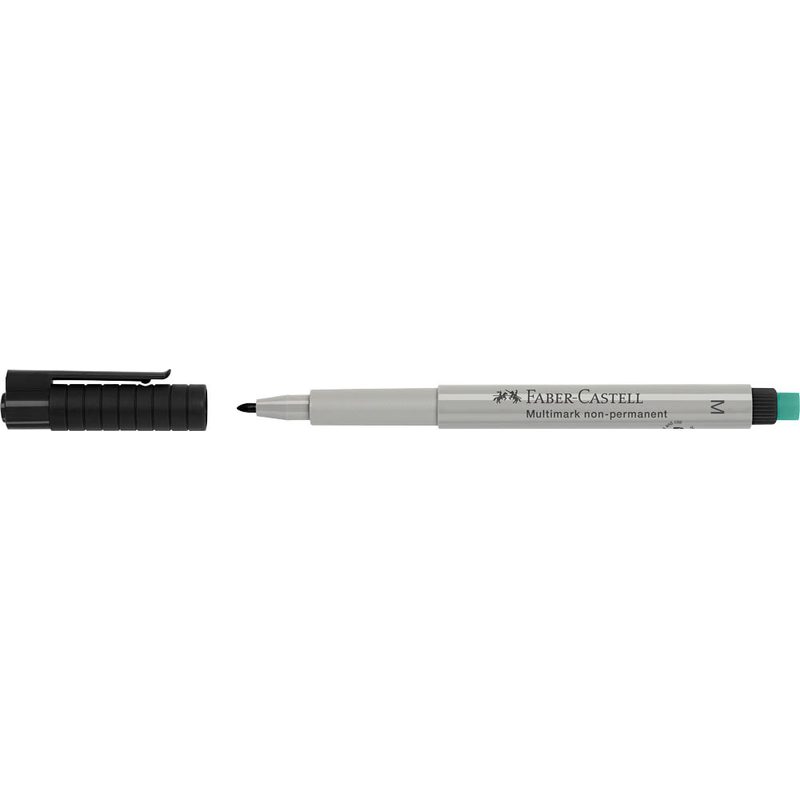 Faber Castell - MULTIMARK non-permanent Folienstift, schwarz – mittel (1 mm)