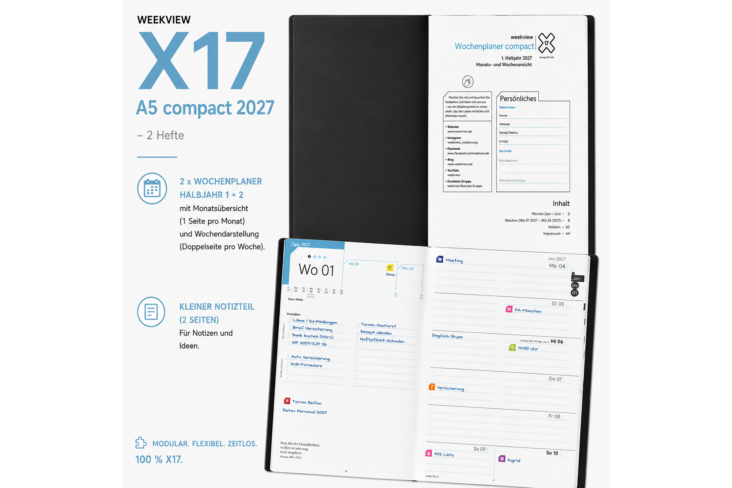 weekview A5 X17 compact 2027