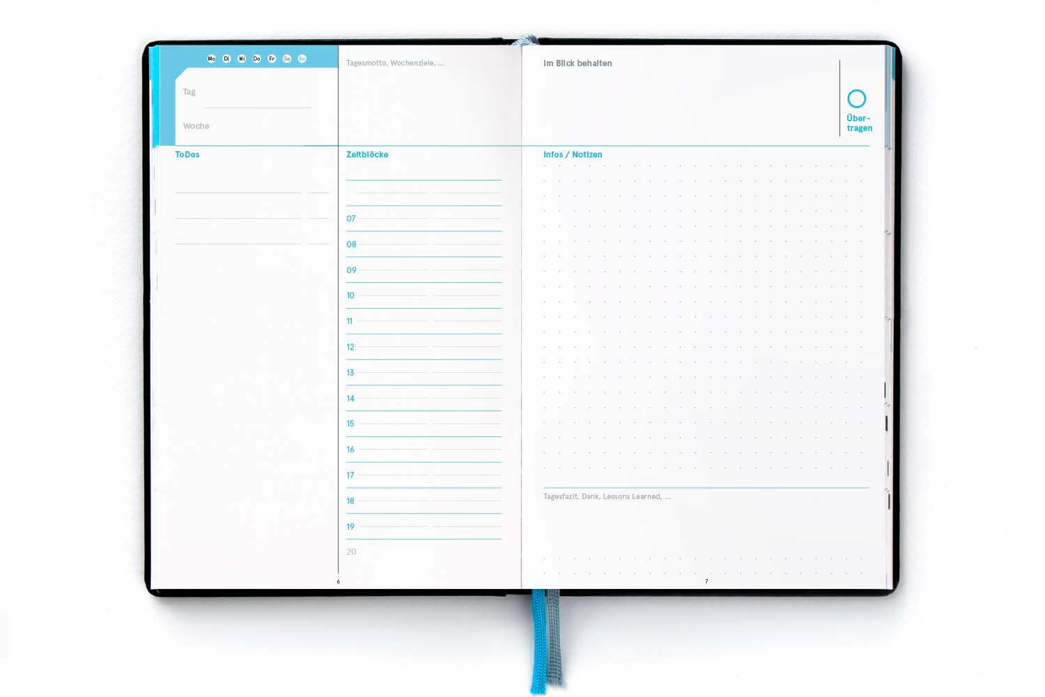 weekview DayBook – Classic | Tagesplaner mit Tagesmanagement