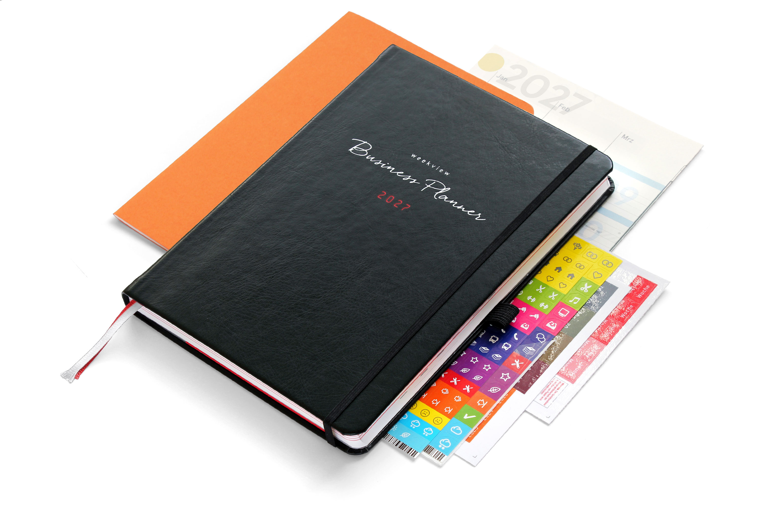 weekview Business Planner 2027 A5+ Premium | Black Edition