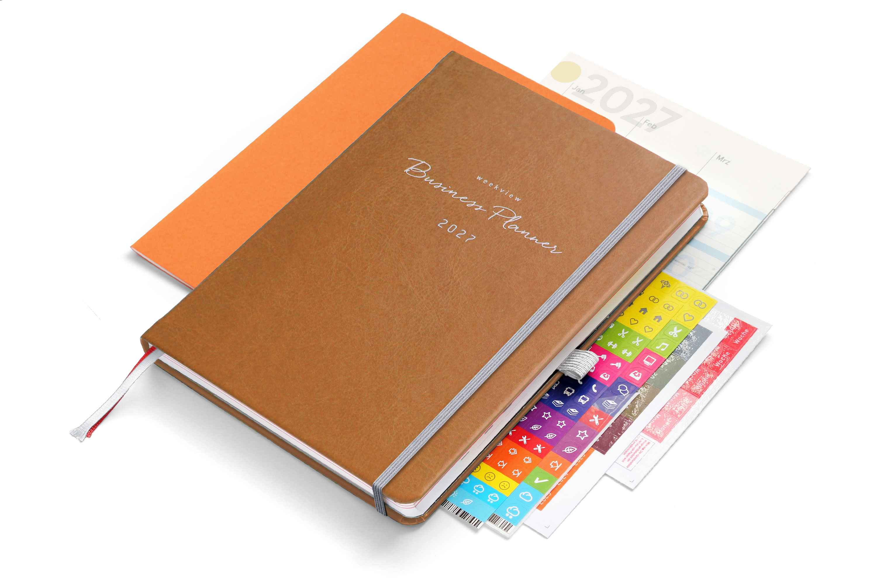 weekview Business Planner 2027 A5+ Premium | Cognac Edition