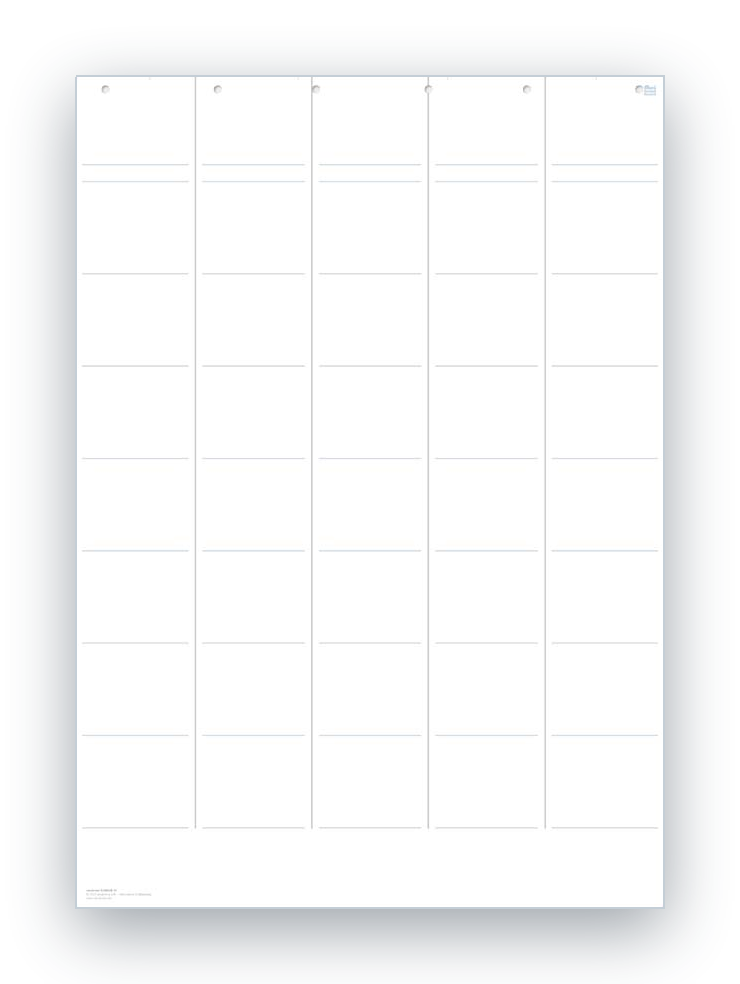 Kanban Board A1h, gelocht
