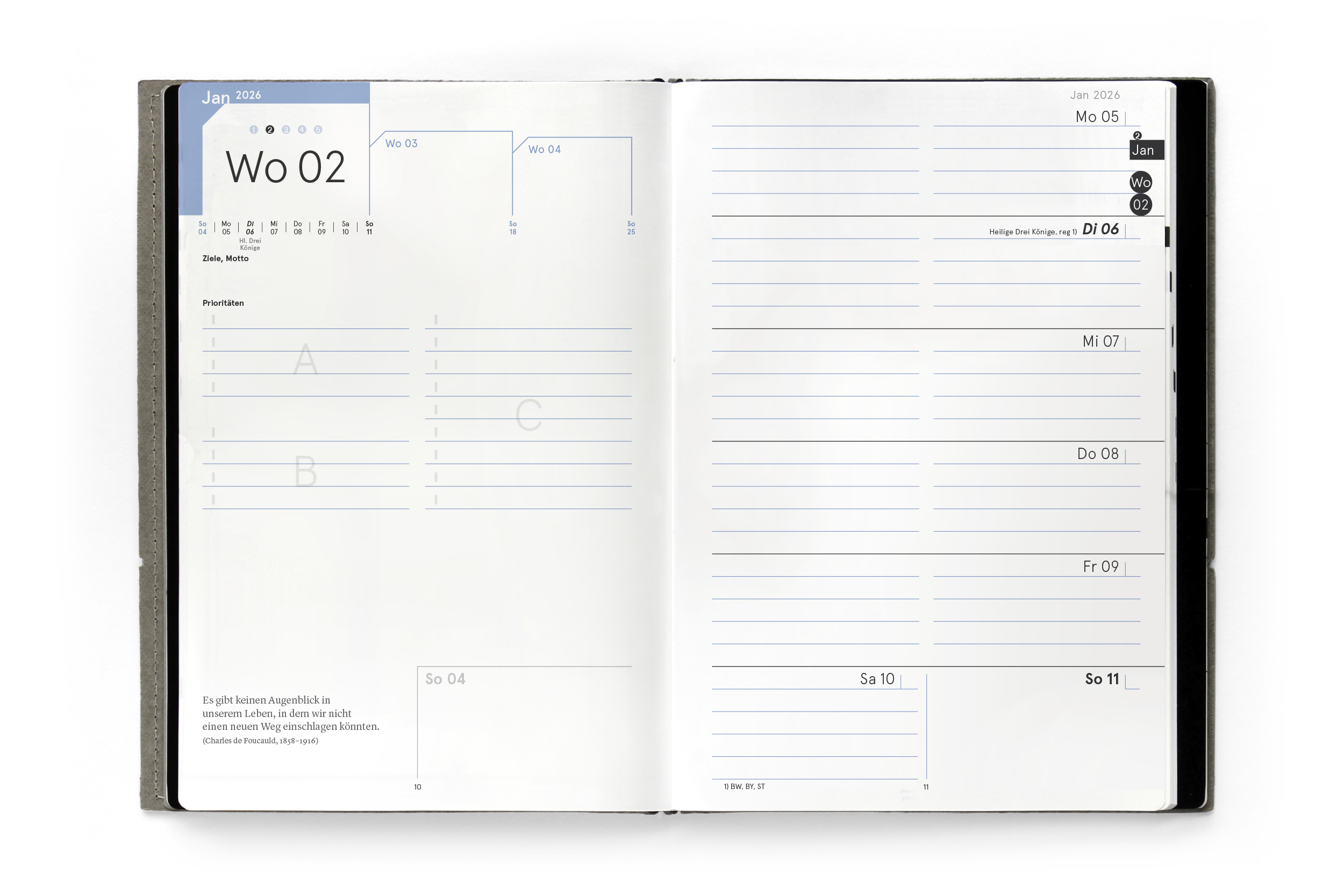 weekview A5 X17 compact 2026 | compact (2 Hefte)
